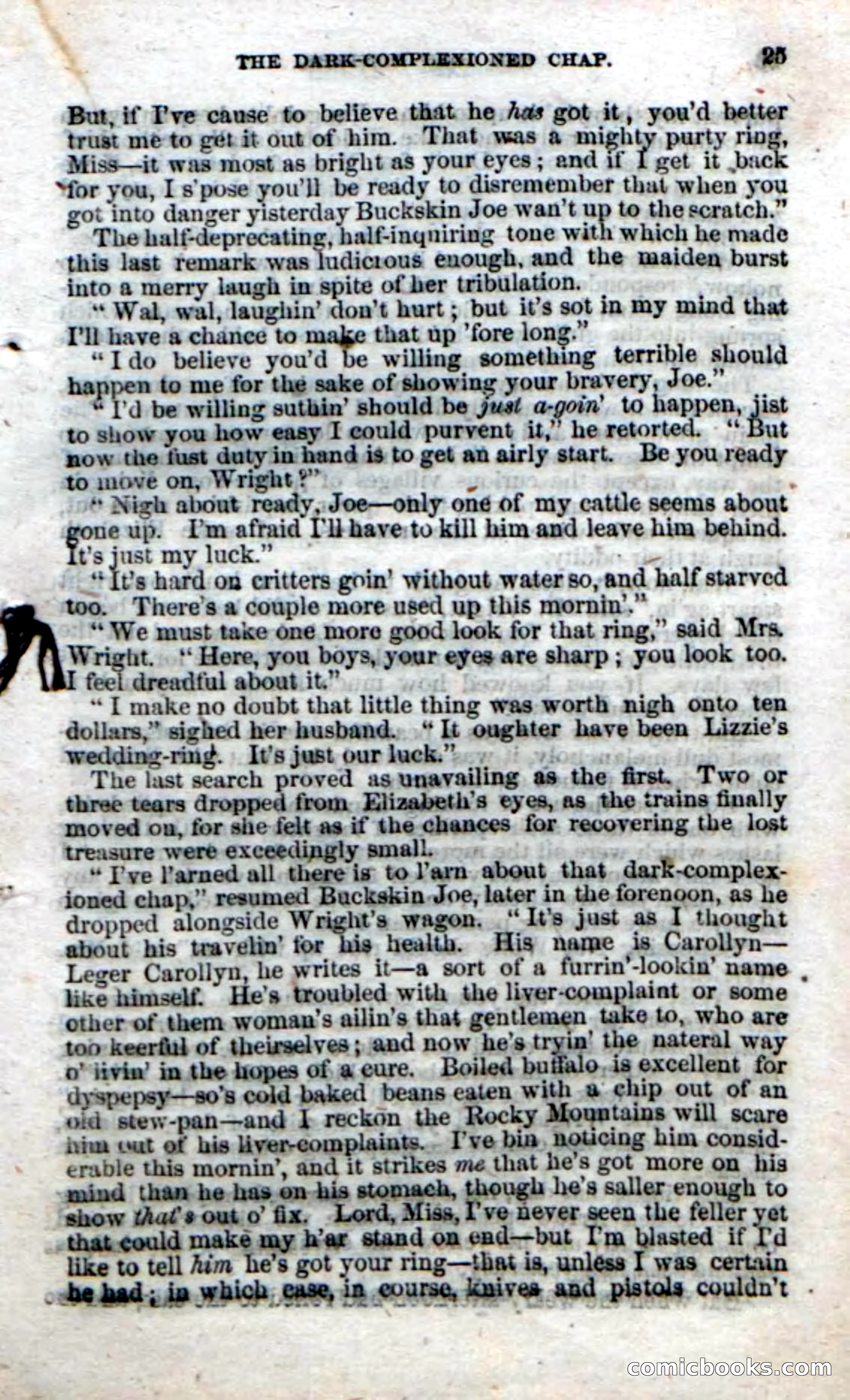 Beadle's Dime Novels No. 49: The Gold Hunters — page 23 of 100