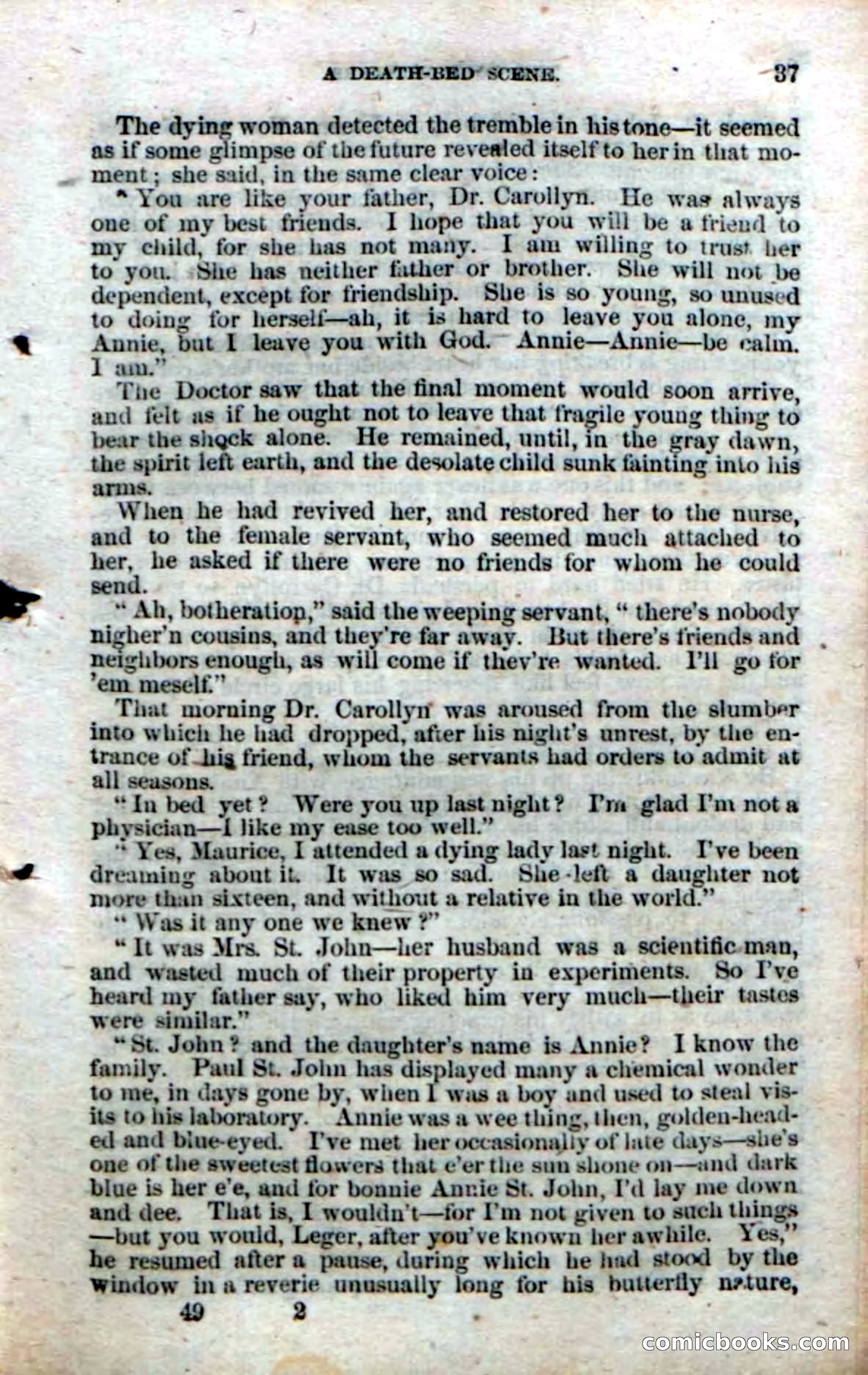 Beadle's Dime Novels No. 49: The Gold Hunters — page 35 of 100