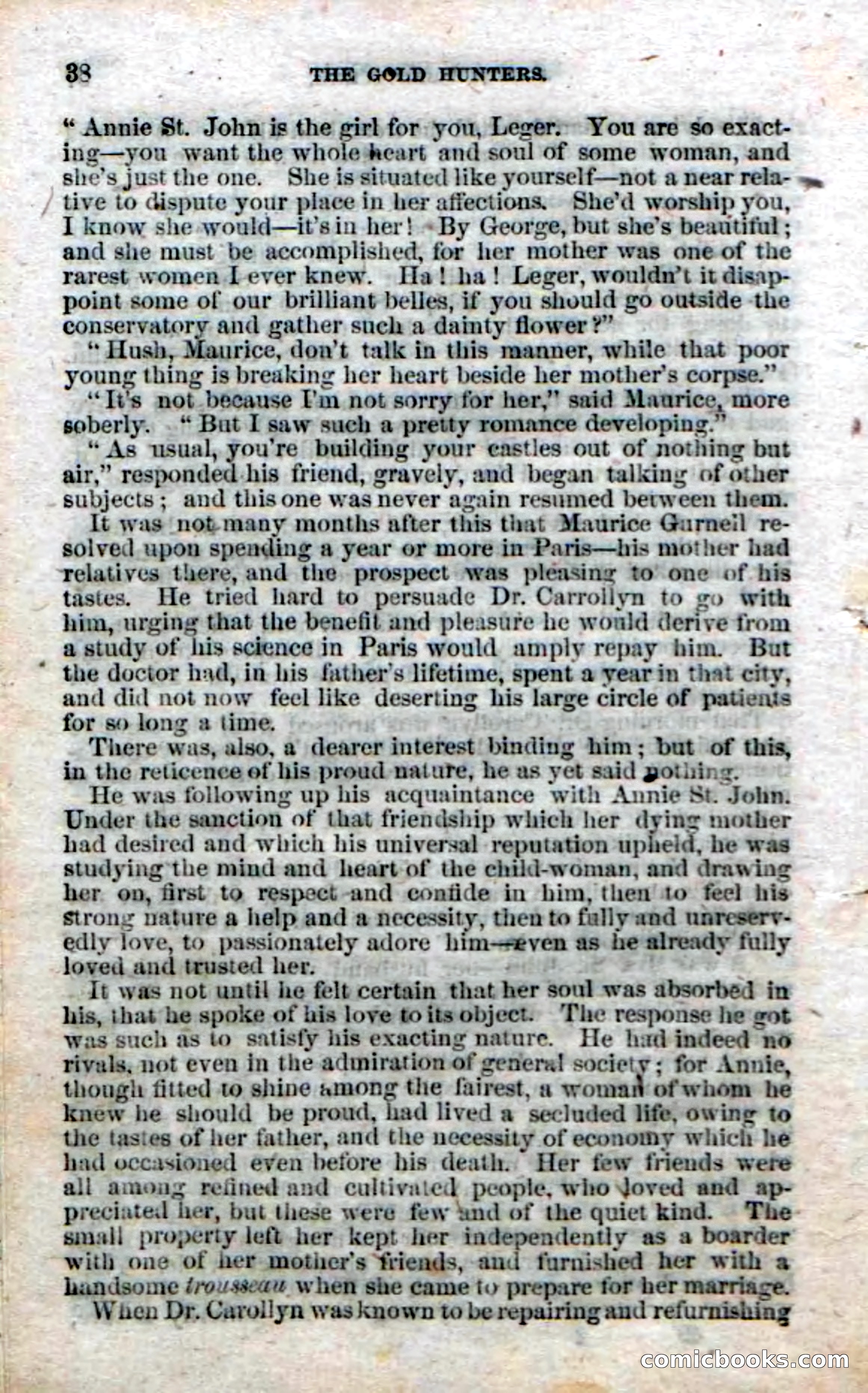 Beadle's Dime Novels No. 49: The Gold Hunters — page 36 of 100