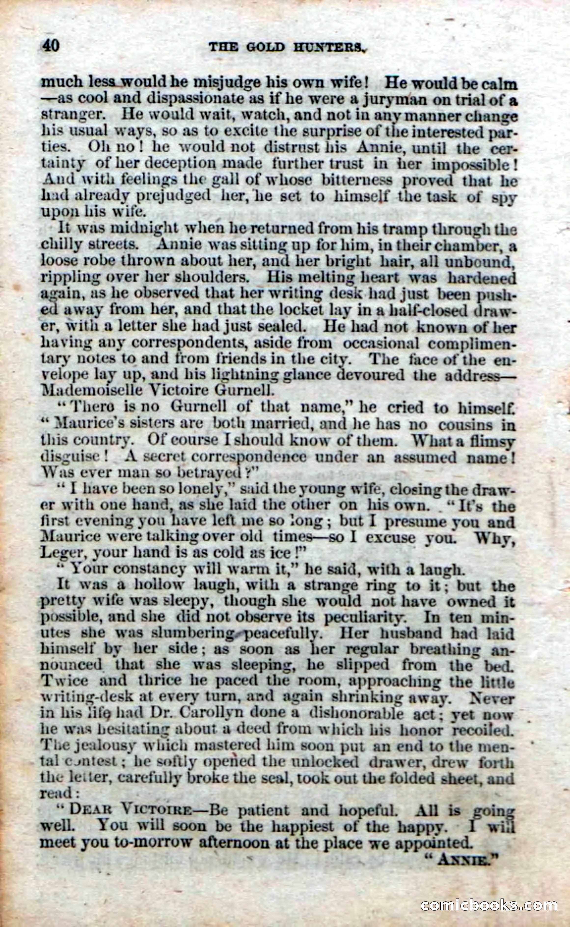 Beadle's Dime Novels No. 49: The Gold Hunters — page 38 of 100