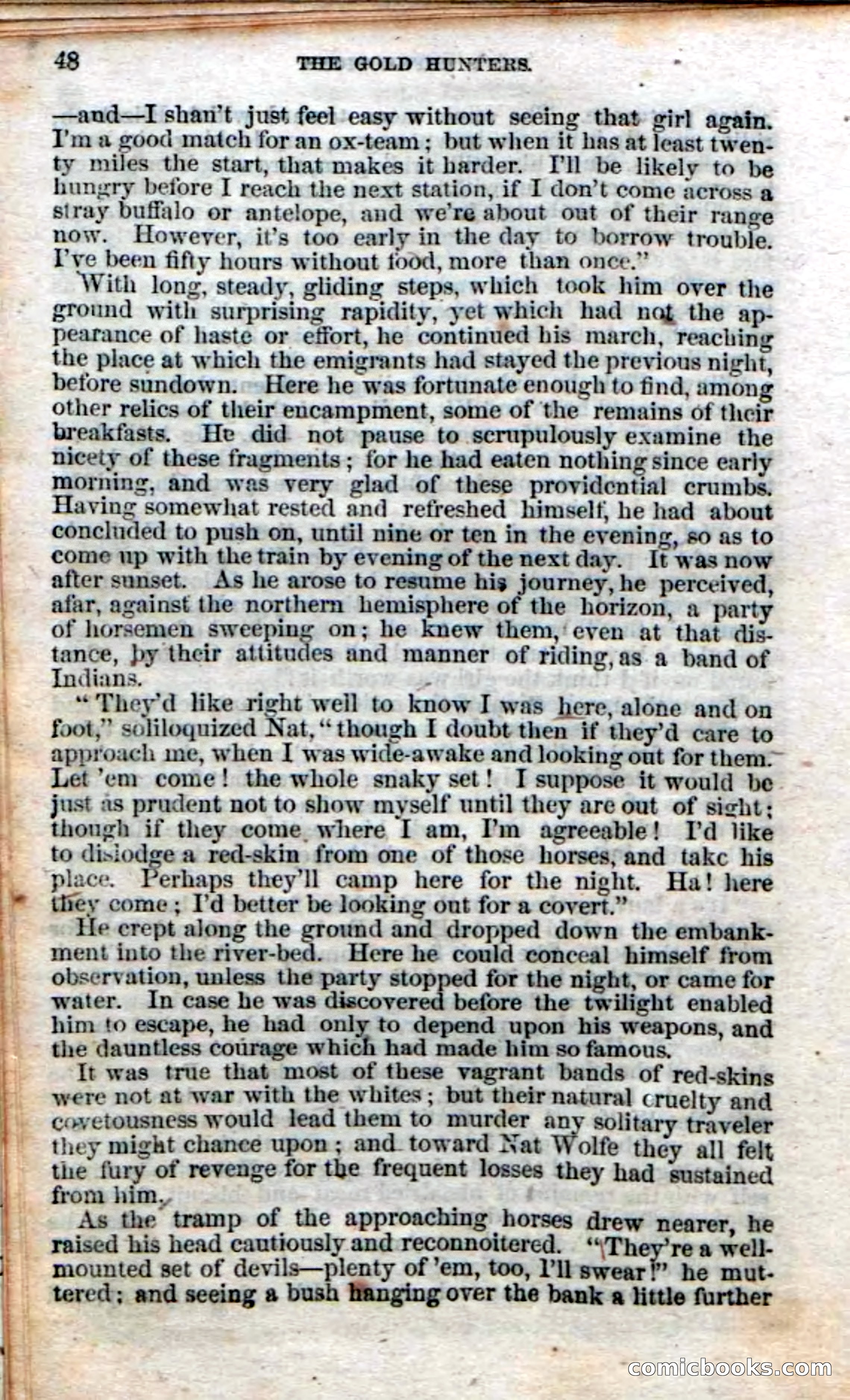 Beadle's Dime Novels No. 49: The Gold Hunters — page 46 of 100