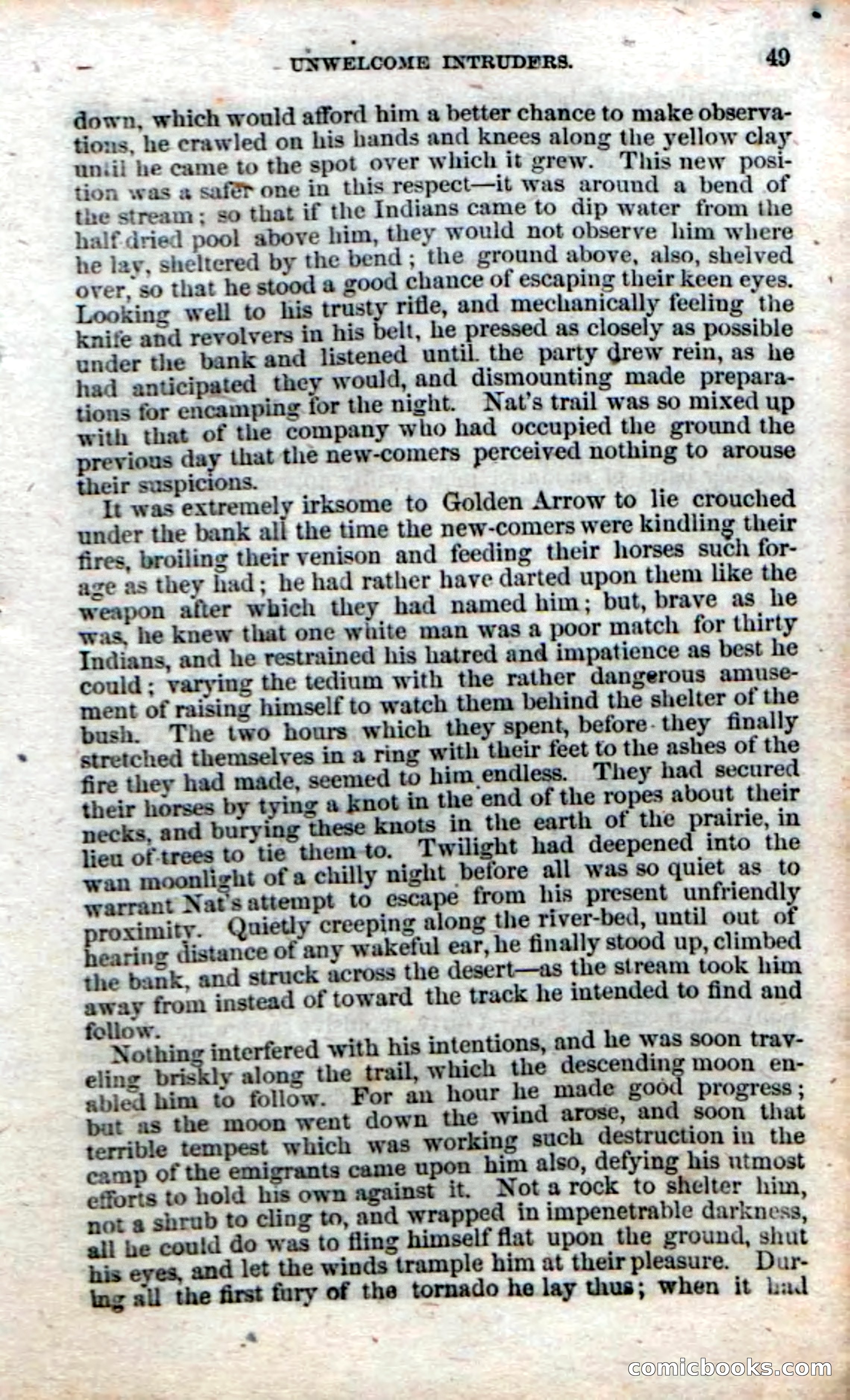 Beadle's Dime Novels No. 49: The Gold Hunters — page 47 of 100