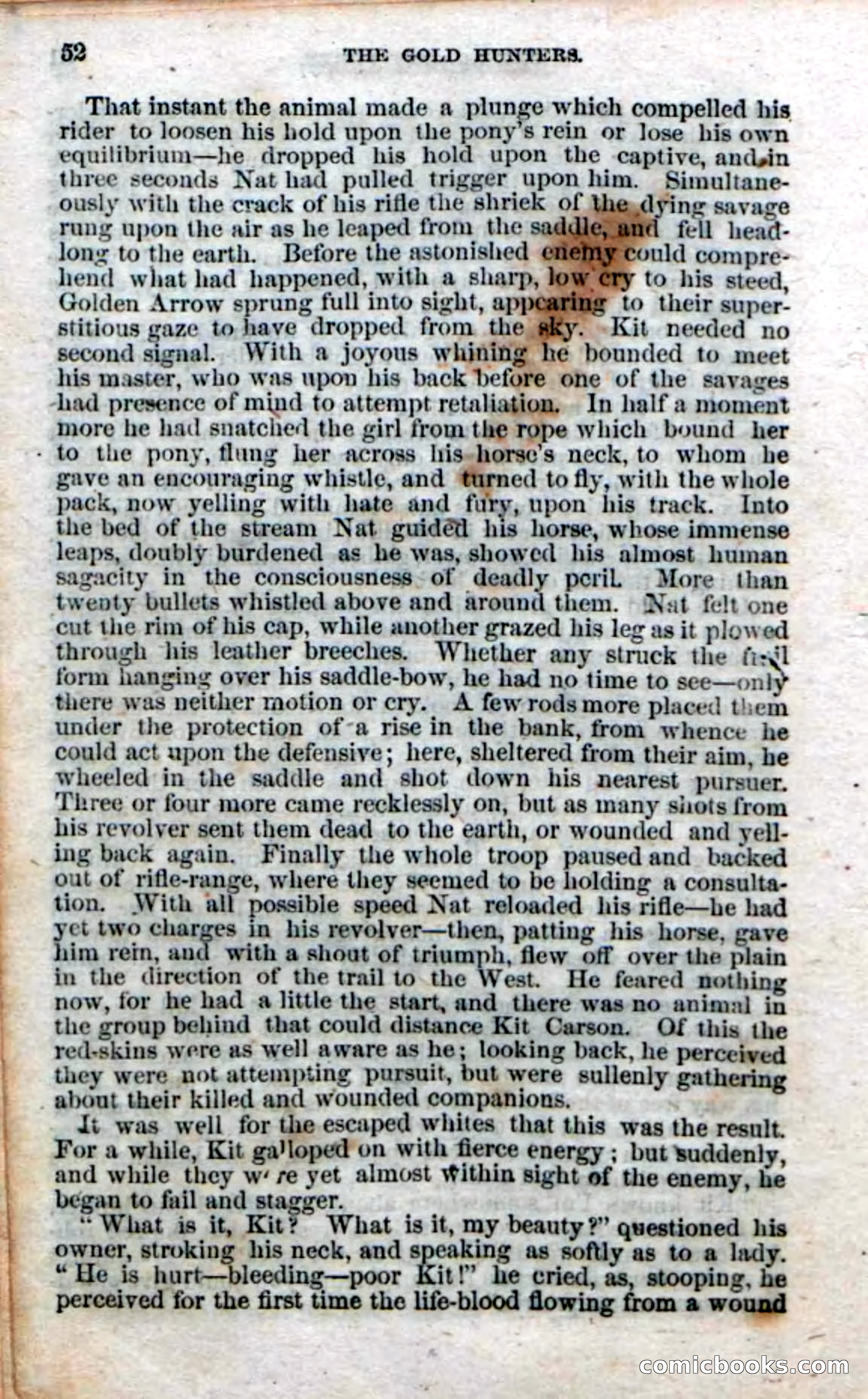 Beadle's Dime Novels No. 49: The Gold Hunters — page 50 of 100