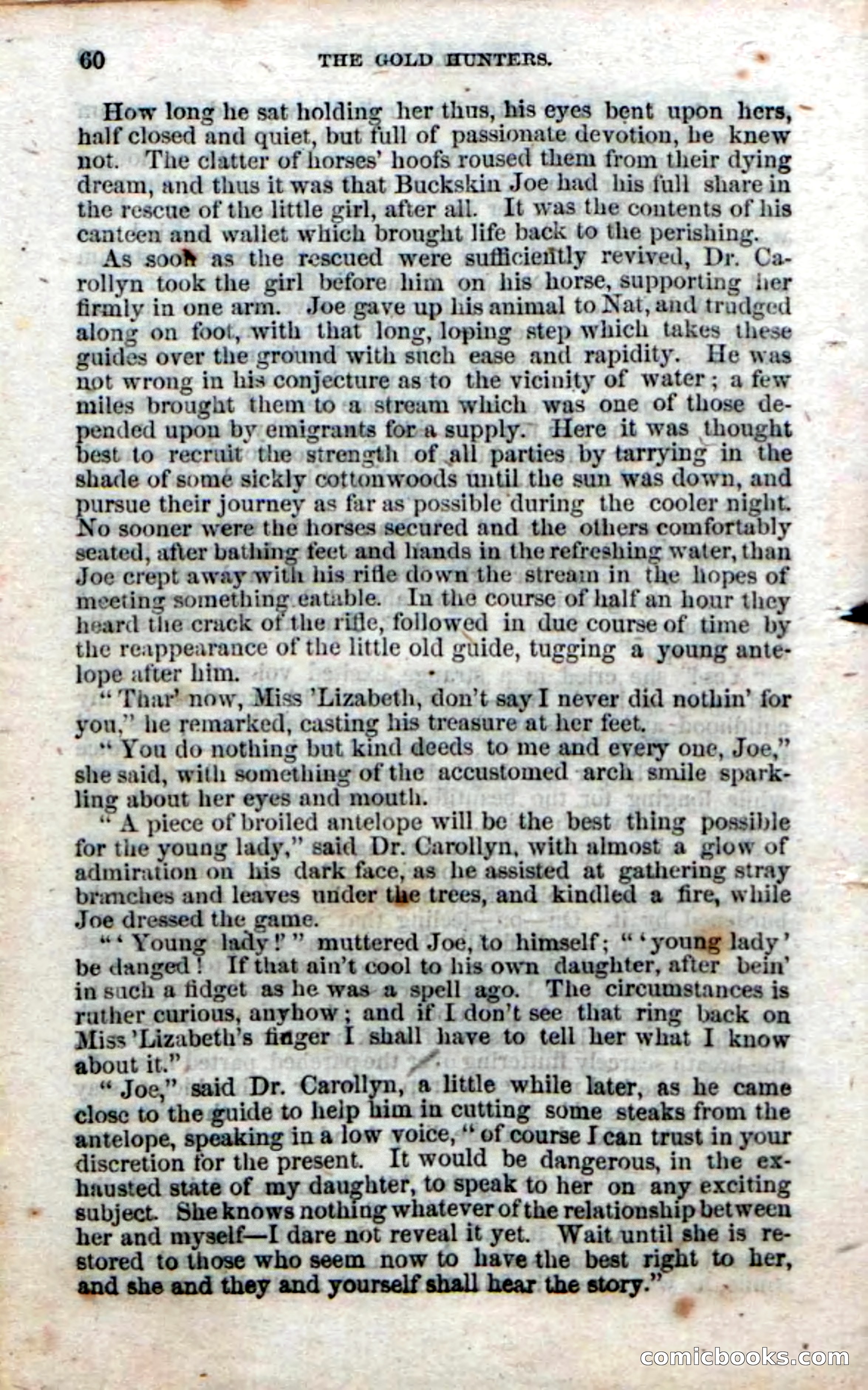 Beadle's Dime Novels No. 49: The Gold Hunters — page 58 of 100