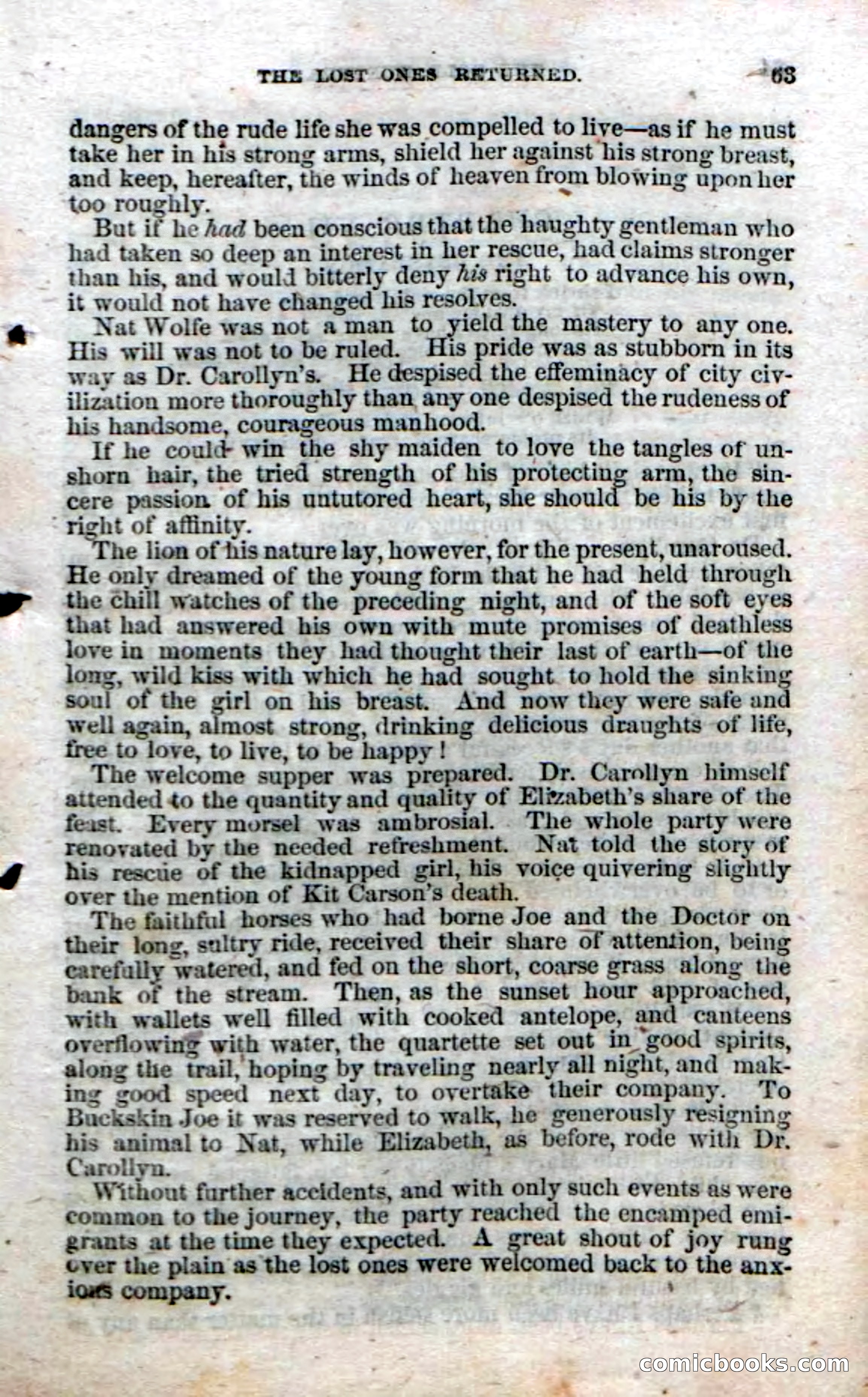 Beadle's Dime Novels No. 49: The Gold Hunters — page 61 of 100