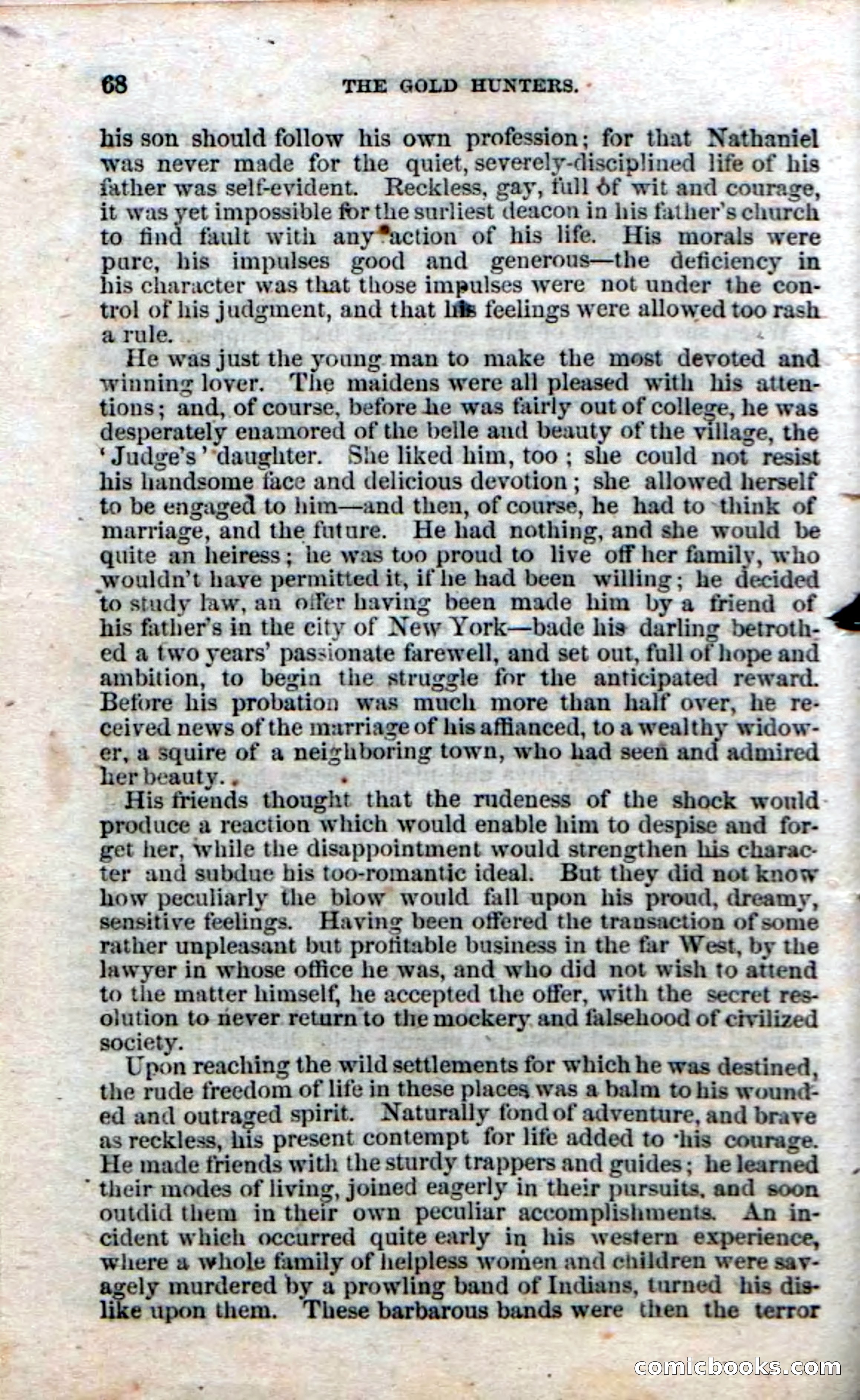Beadle's Dime Novels No. 49: The Gold Hunters — page 66 of 100