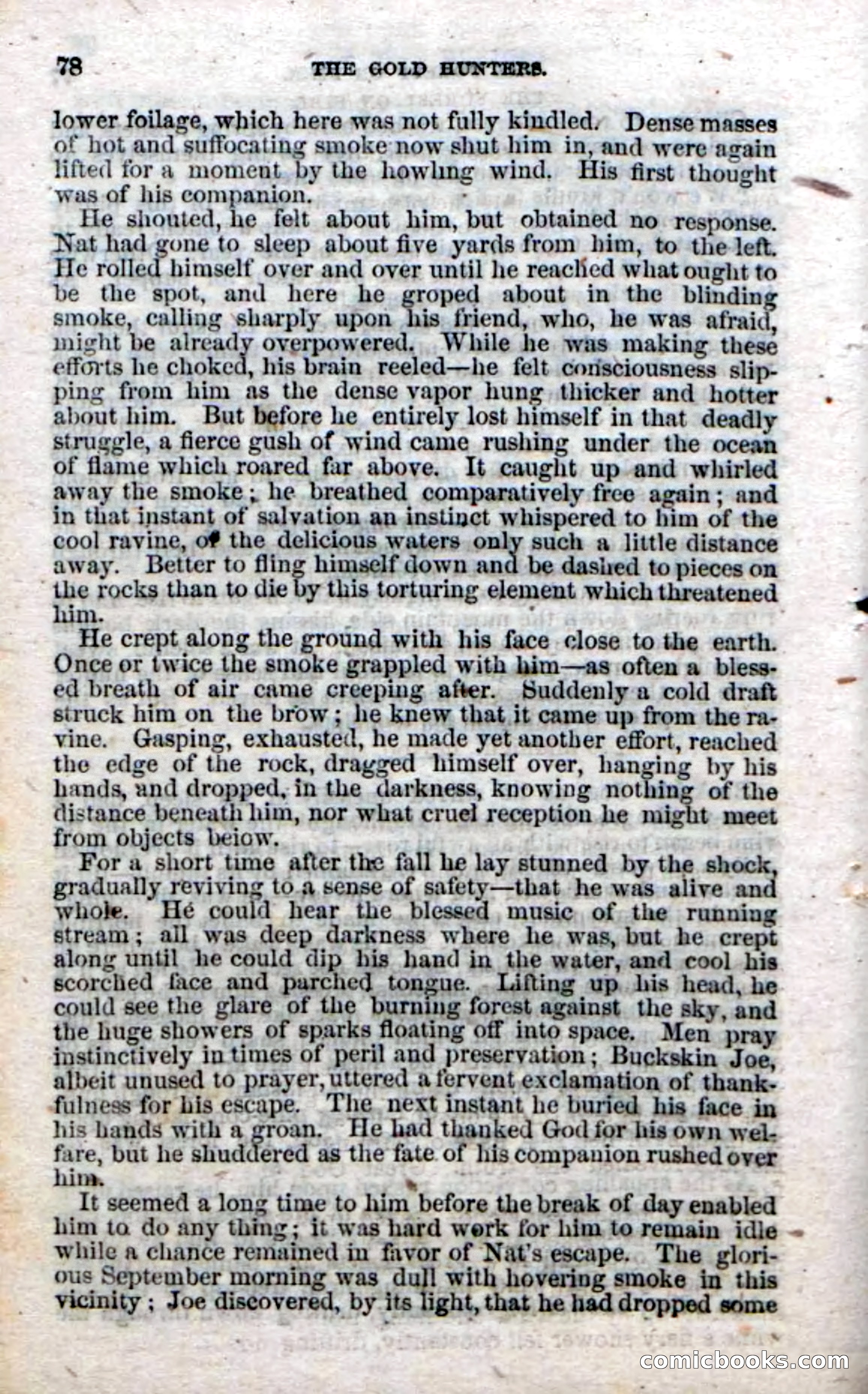 Beadle's Dime Novels No. 49: The Gold Hunters — page 76 of 100