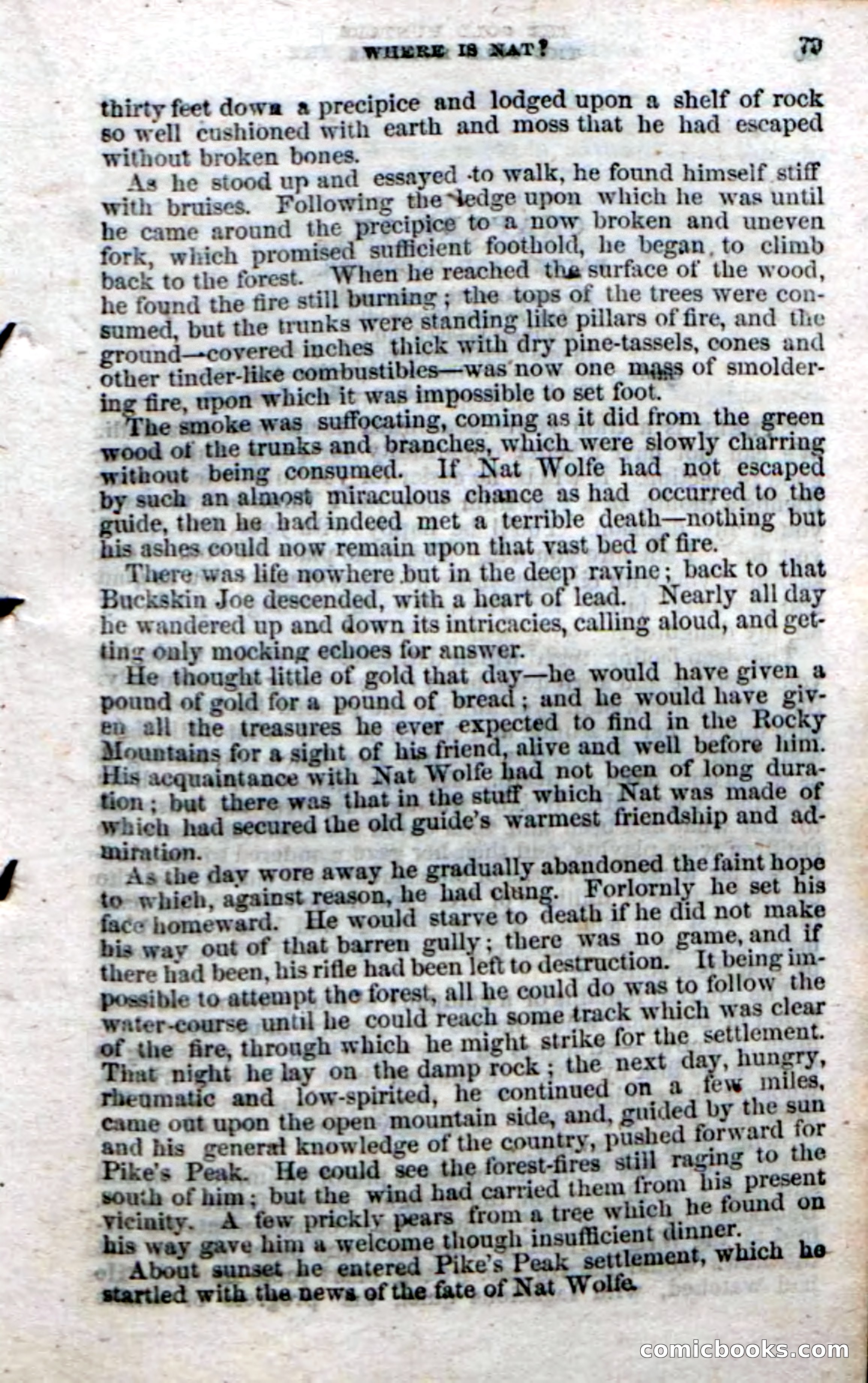 Beadle's Dime Novels No. 49: The Gold Hunters — page 77 of 100