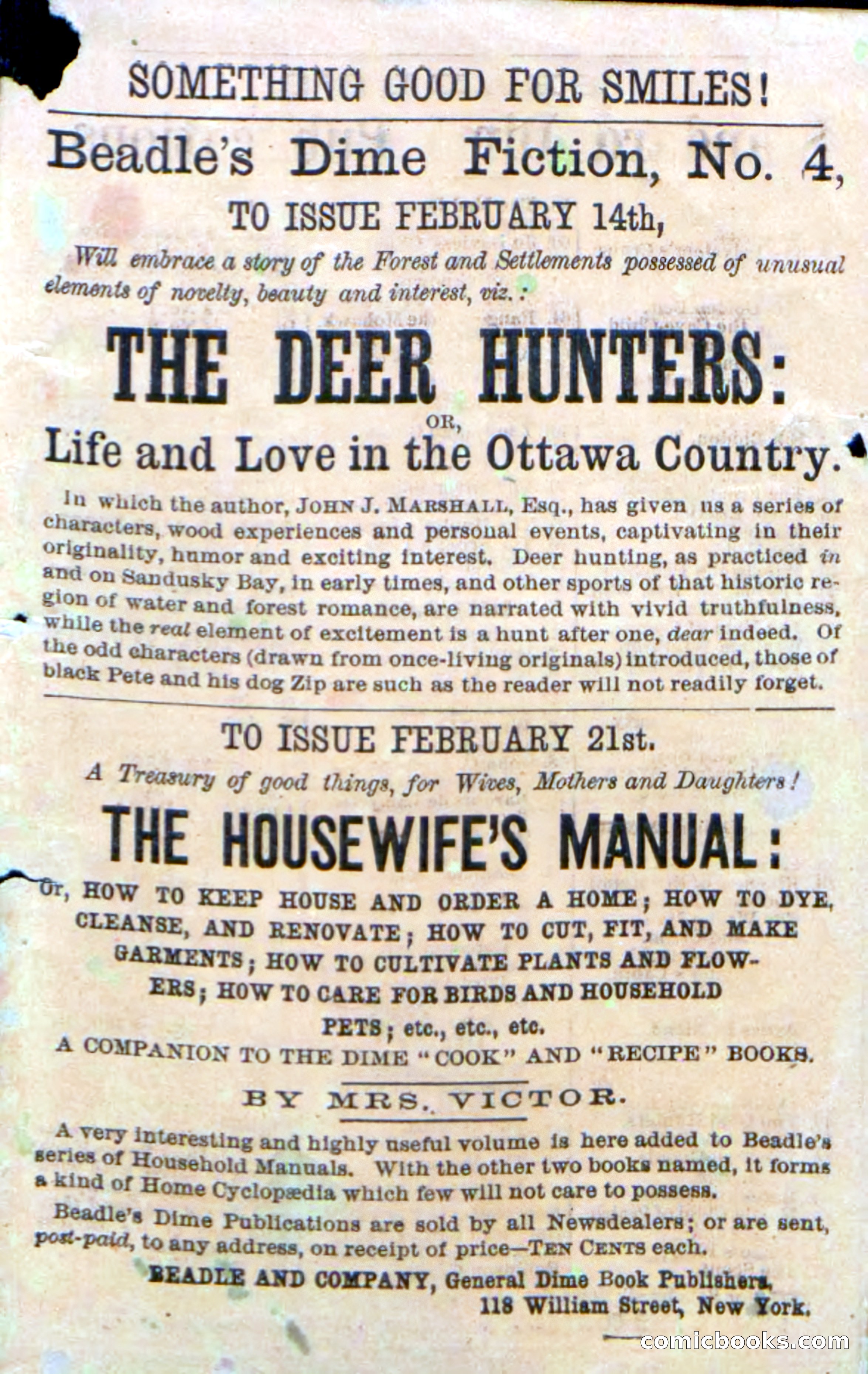 Beadle's Dime Novels No. 49: The Gold Hunters — page 99 of 100