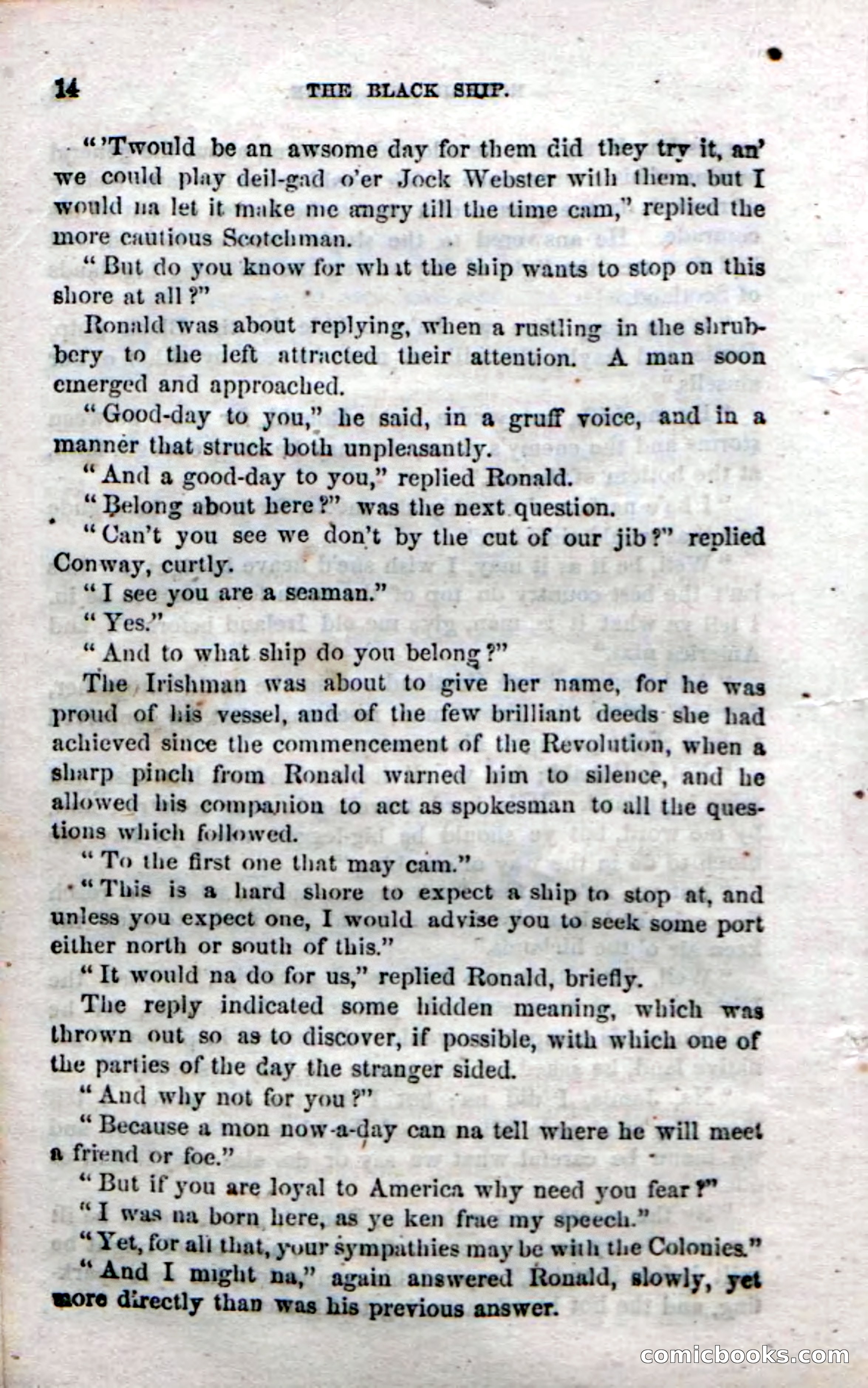 Beadle's Dime Novels No. 50: The Black Ship — page 16 of 110