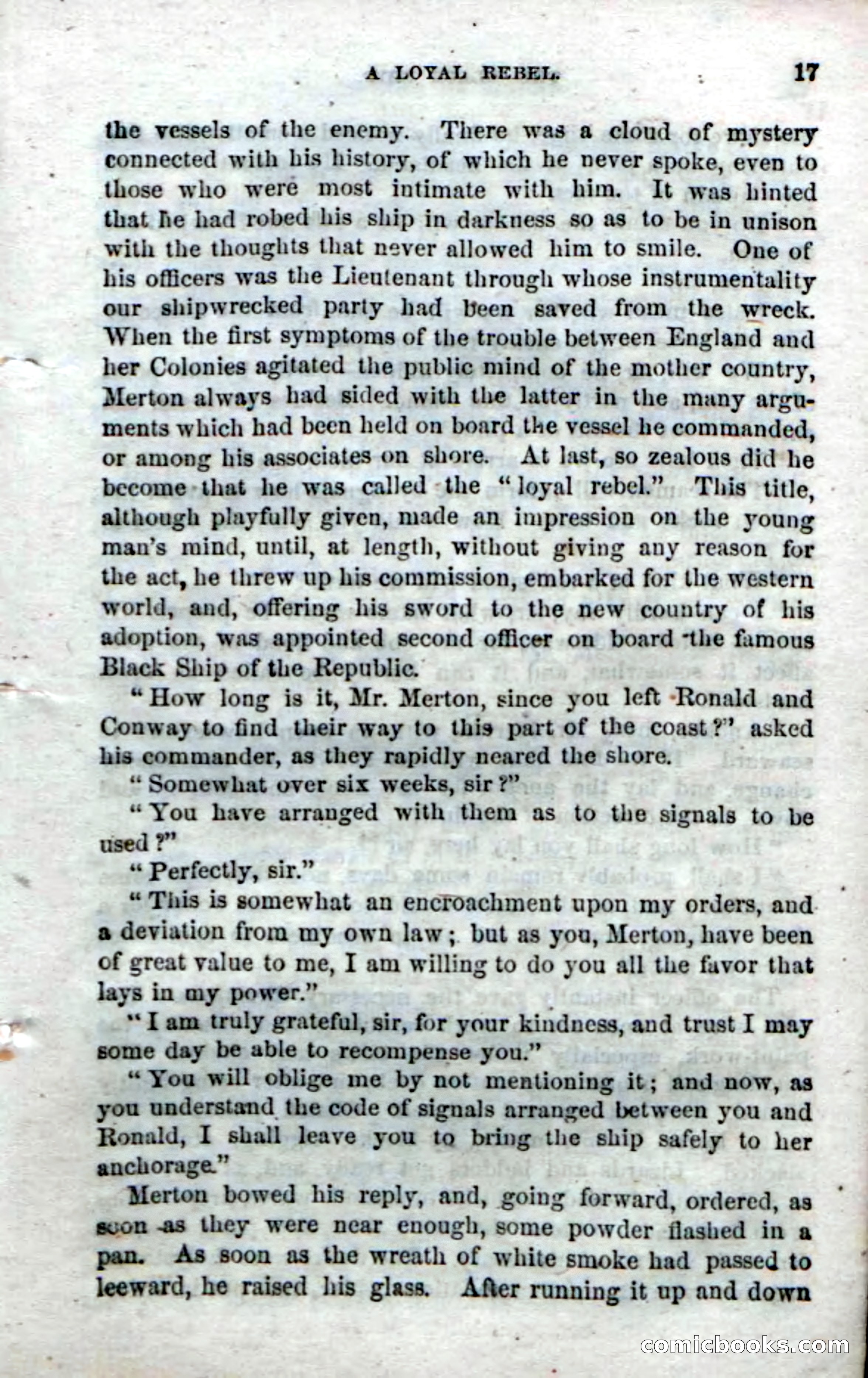 Beadle's Dime Novels No. 50: The Black Ship — page 19 of 110
