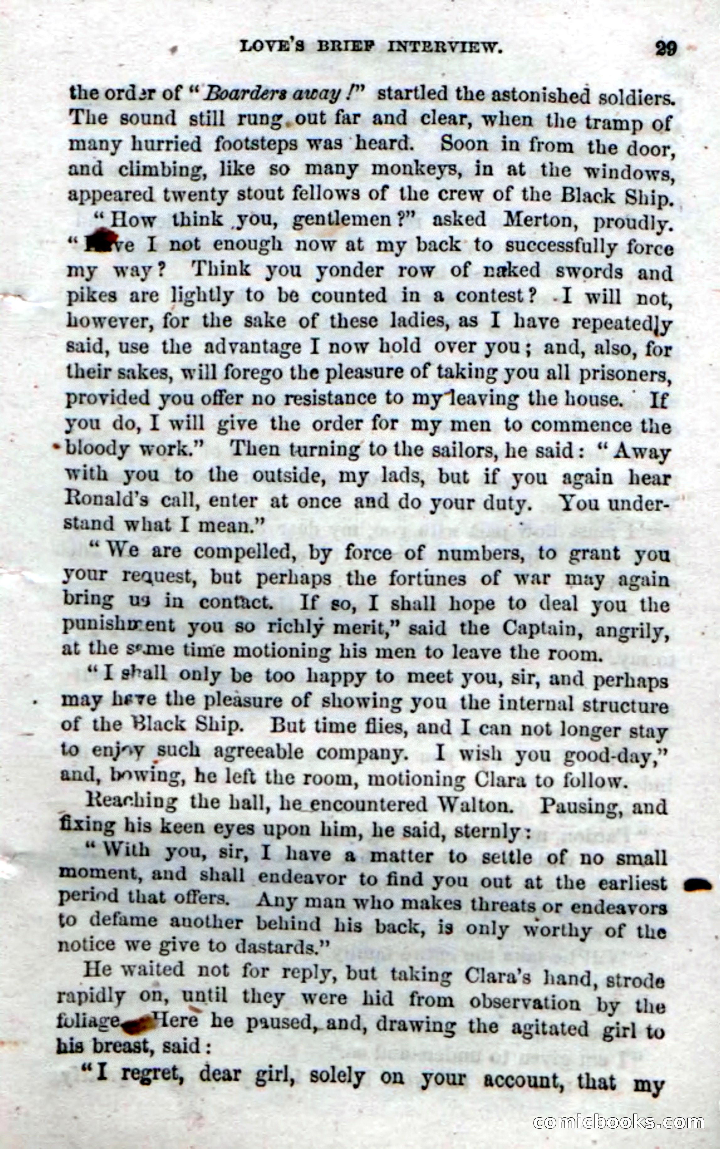 Beadle's Dime Novels No. 50: The Black Ship — page 31 of 110