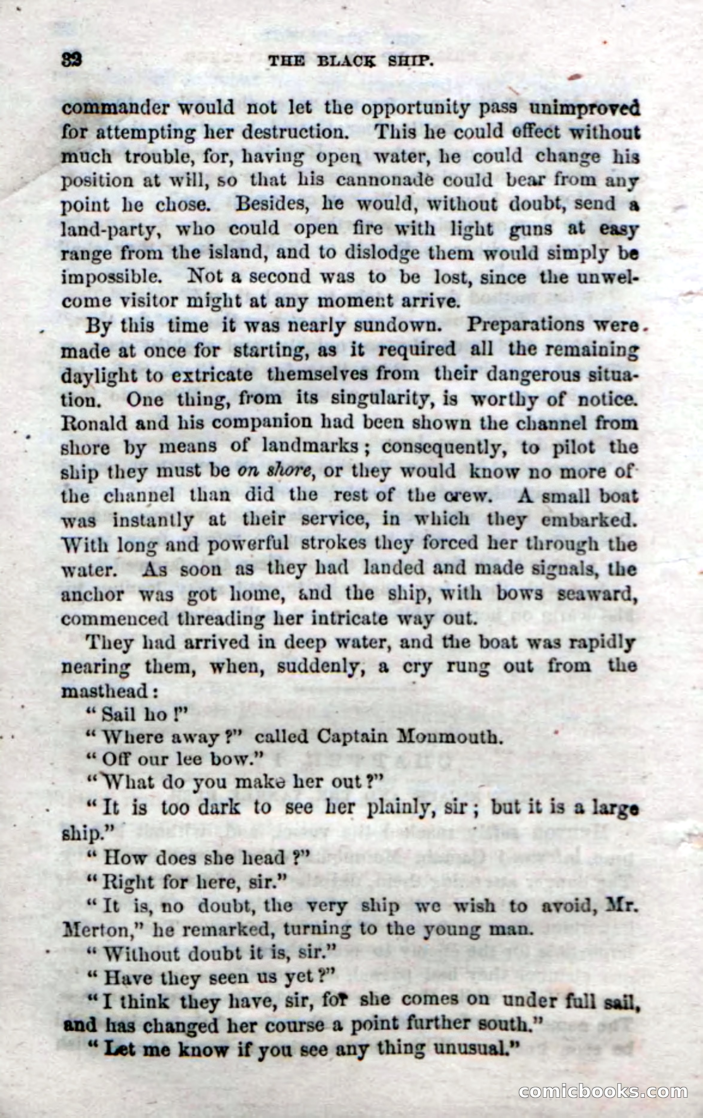 Beadle's Dime Novels No. 50: The Black Ship — page 34 of 110