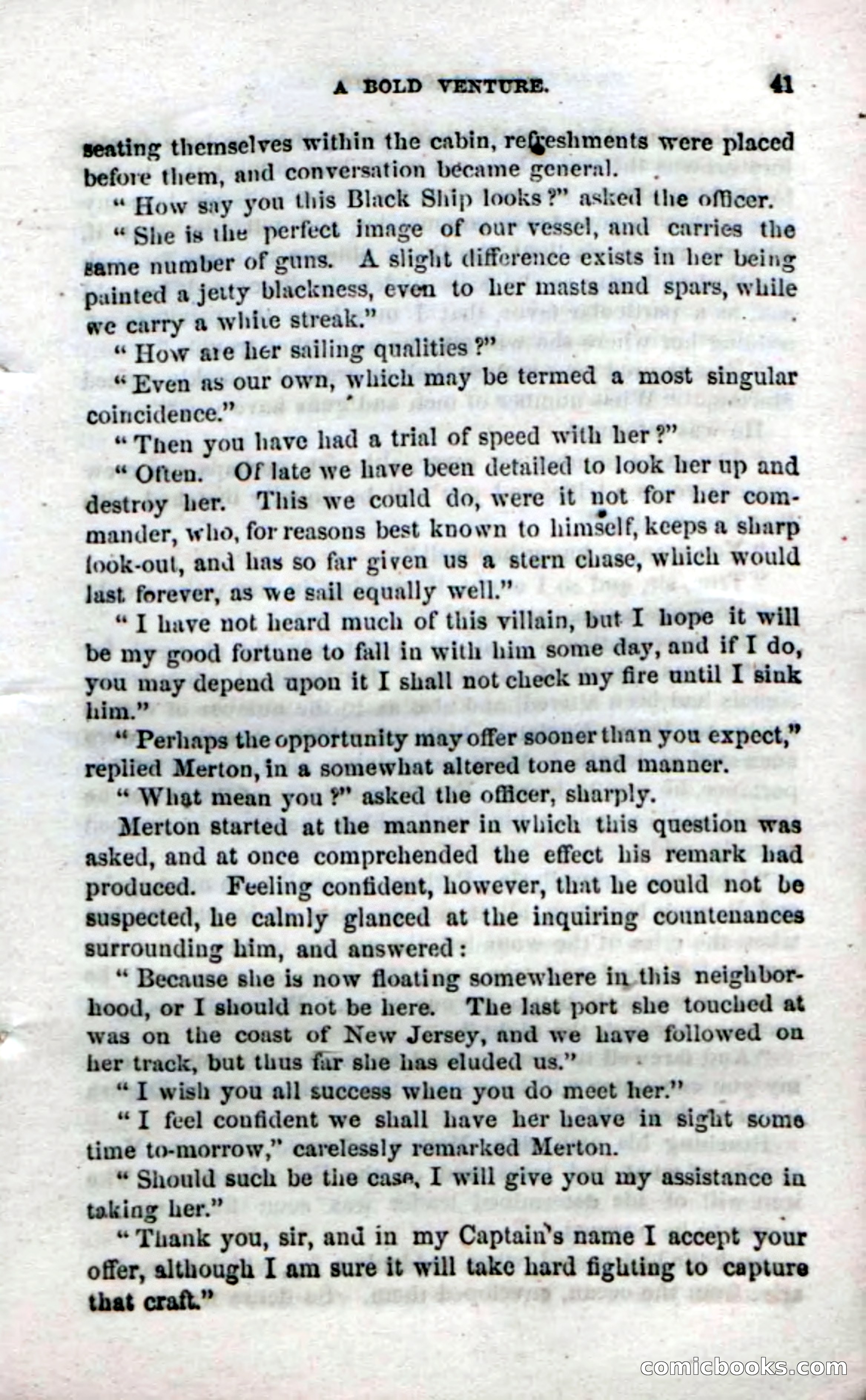 Beadle's Dime Novels No. 50: The Black Ship — page 43 of 110
