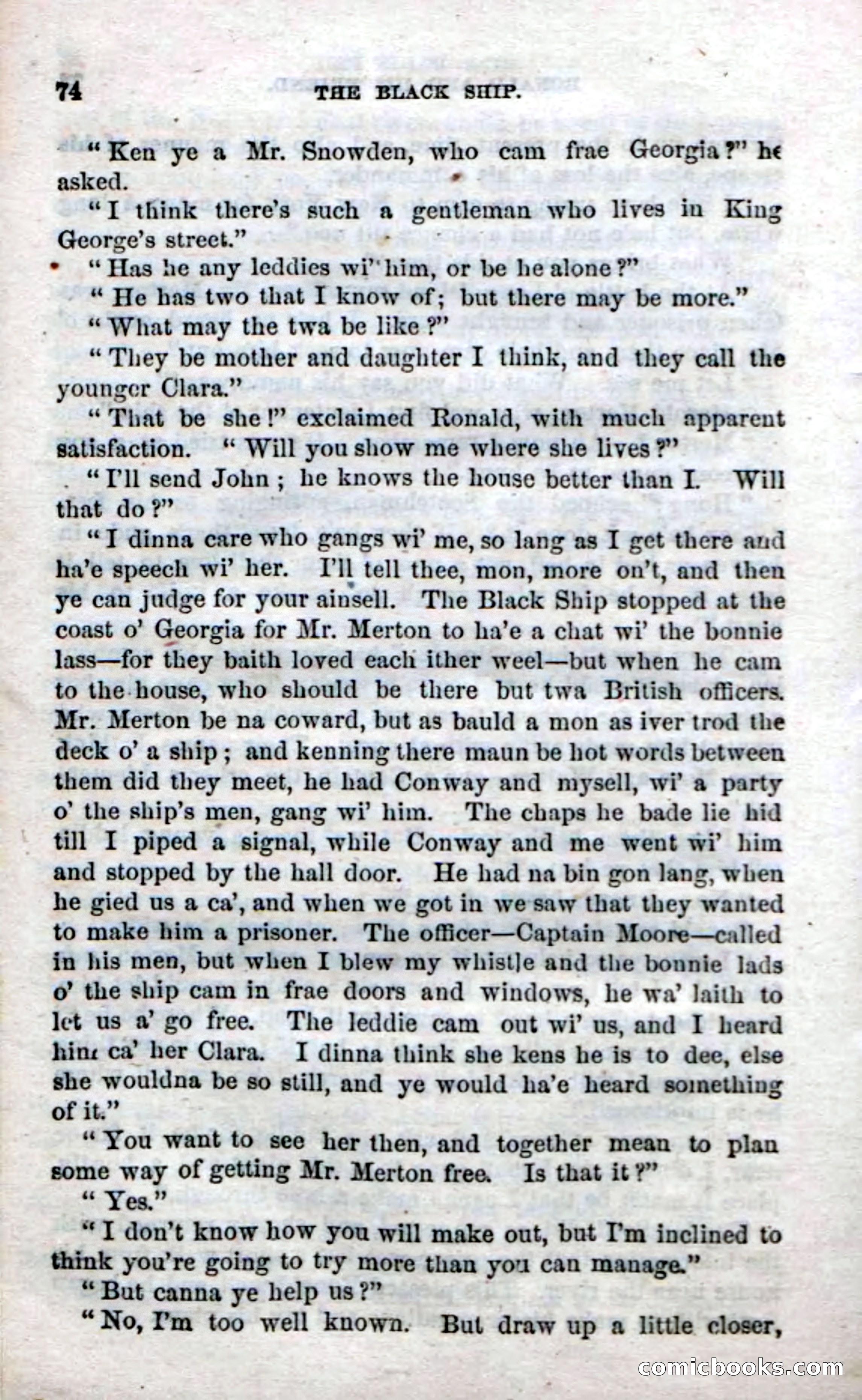Beadle's Dime Novels No. 50: The Black Ship — page 76 of 110
