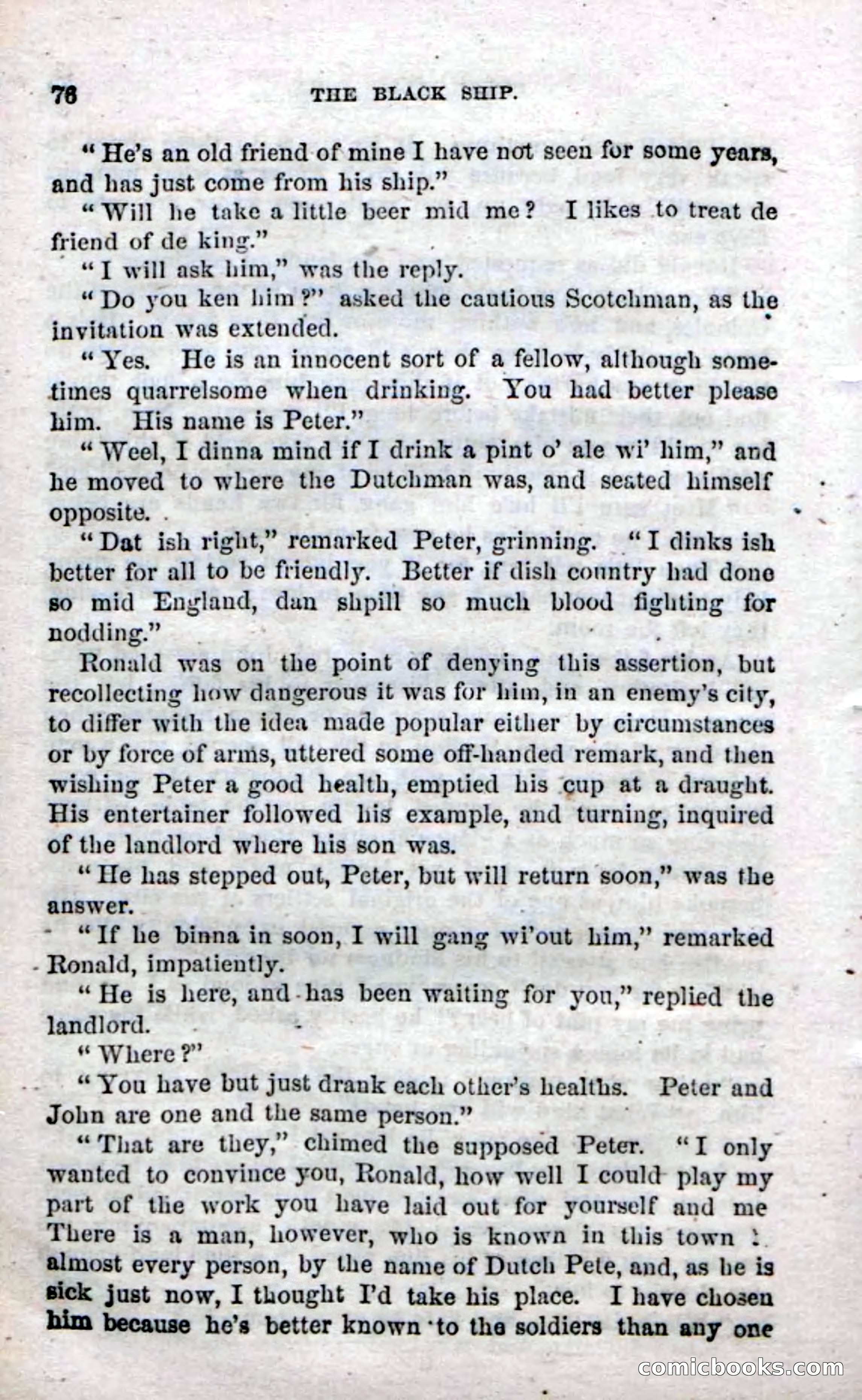 Beadle's Dime Novels No. 50: The Black Ship — page 78 of 110