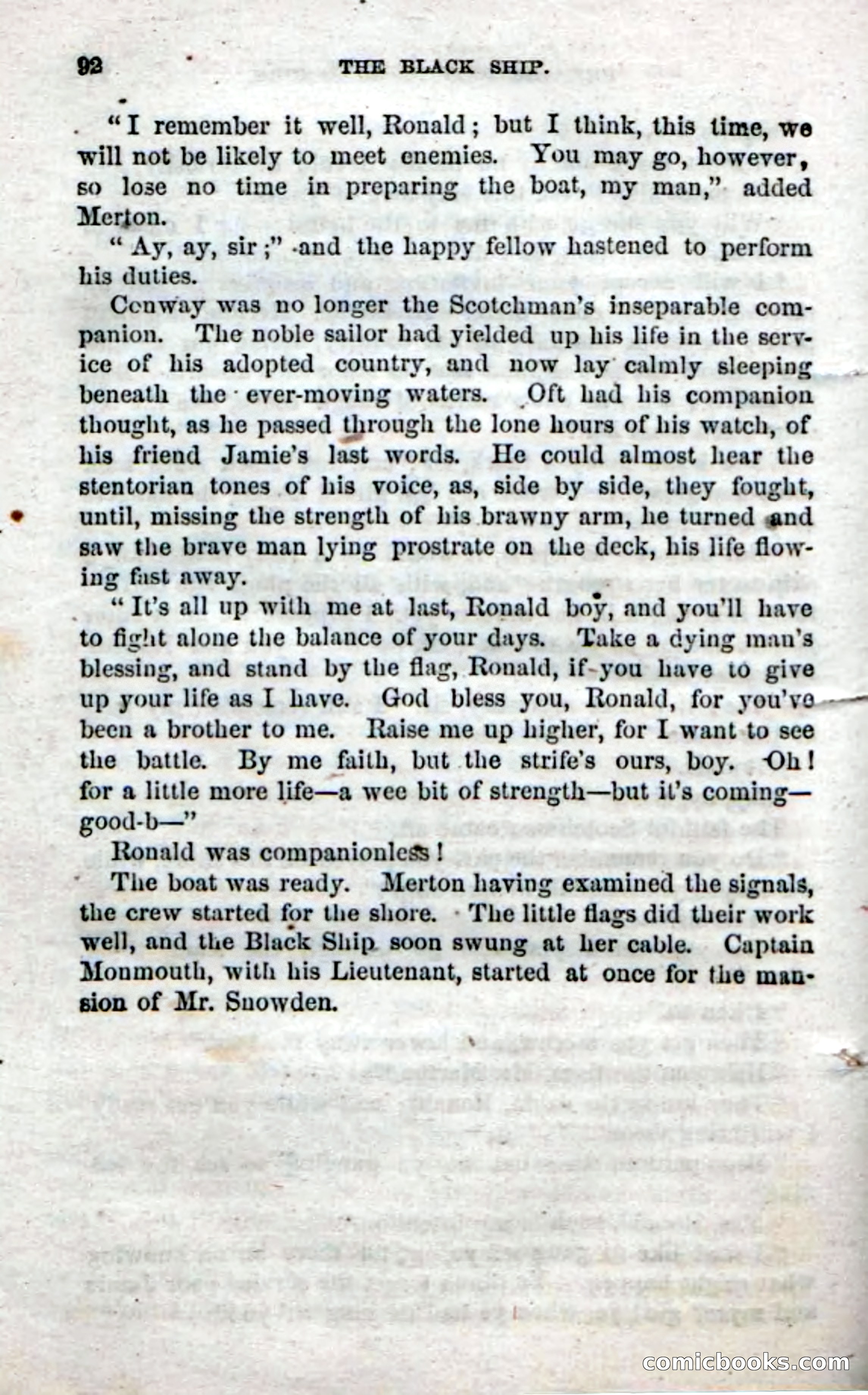 Beadle's Dime Novels No. 50: The Black Ship — page 94 of 110