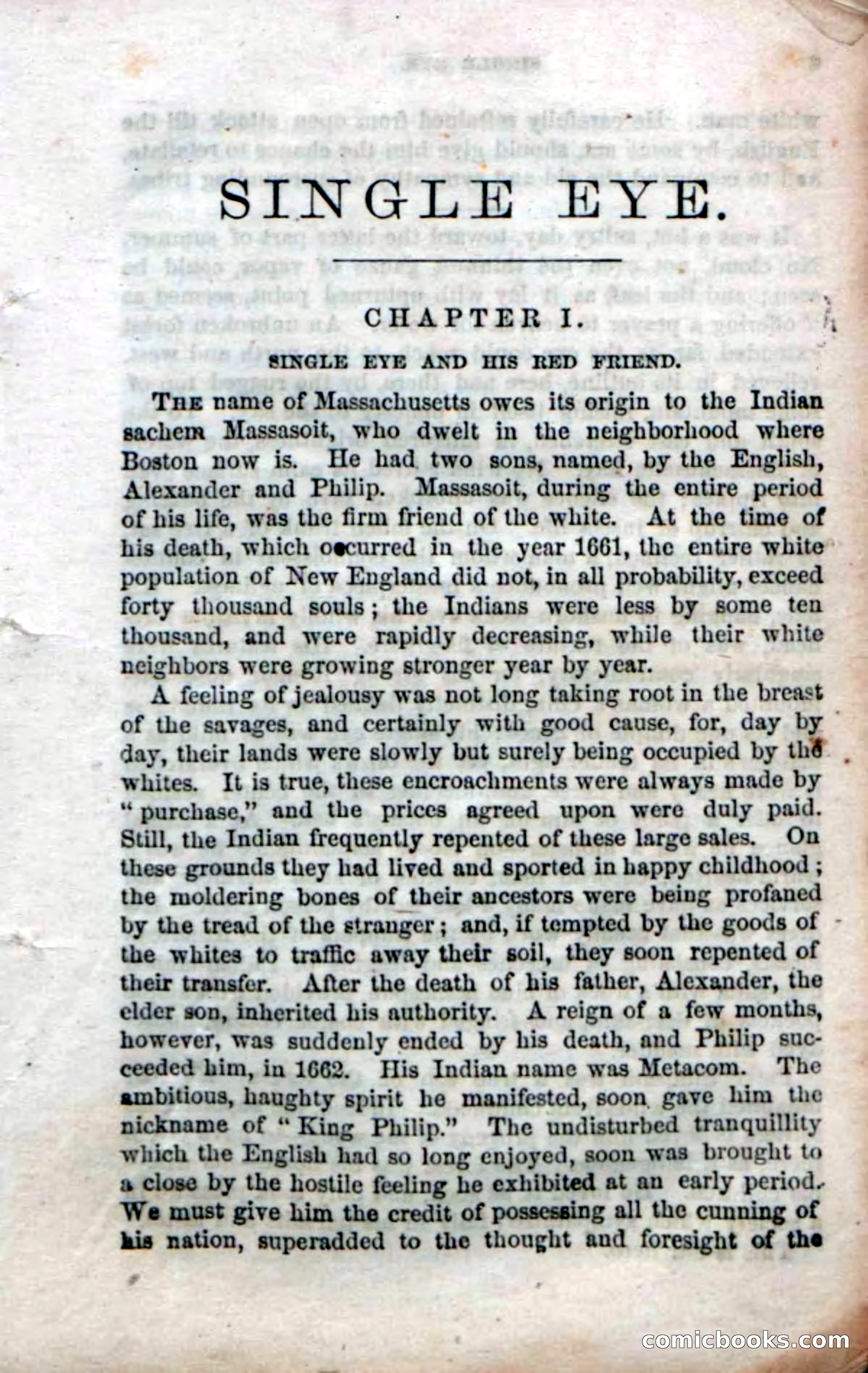 Beadle's Dime Novels No. 52: Single Eye — page 7 of 132