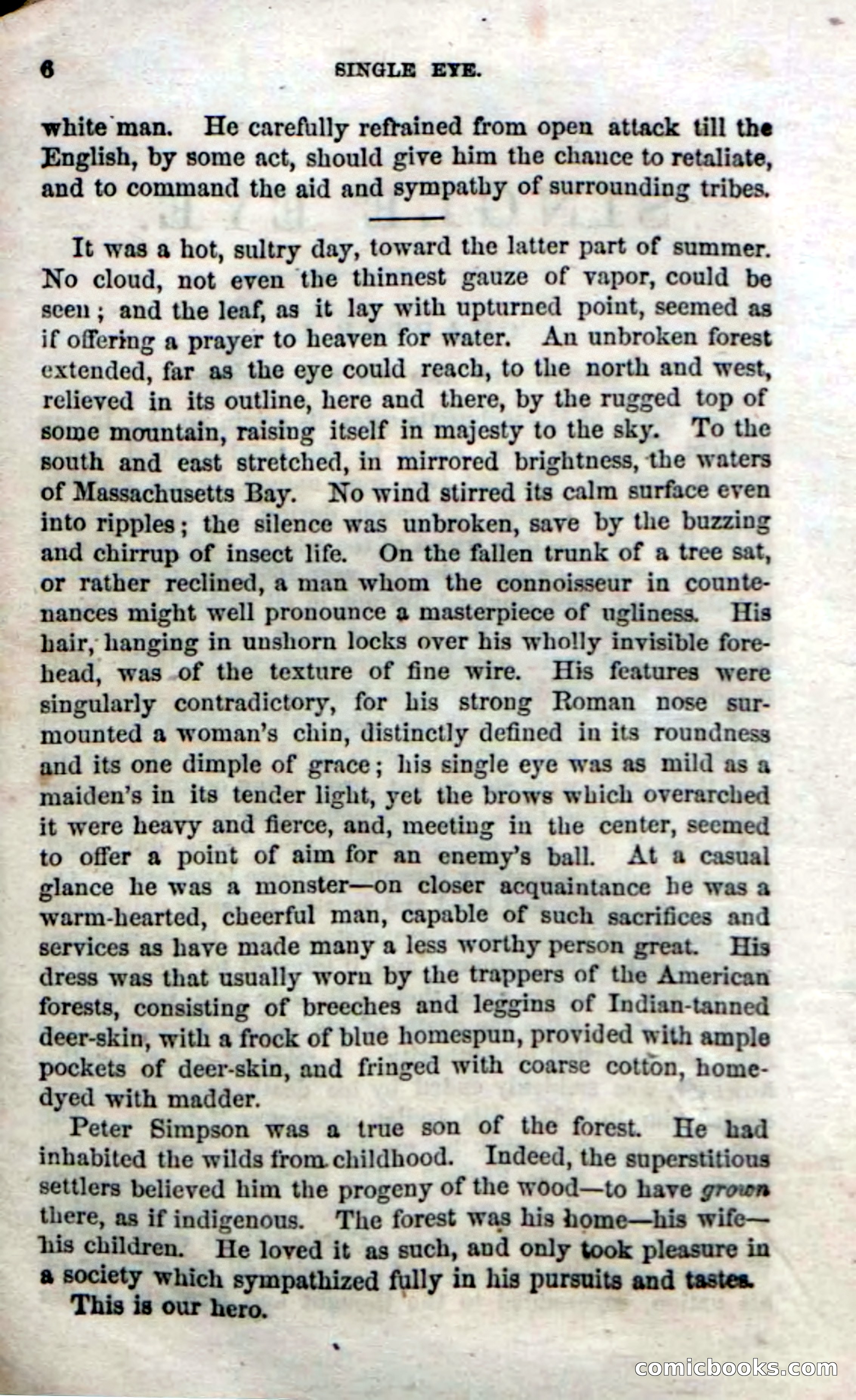 Beadle's Dime Novels No. 52: Single Eye — page 8 of 132