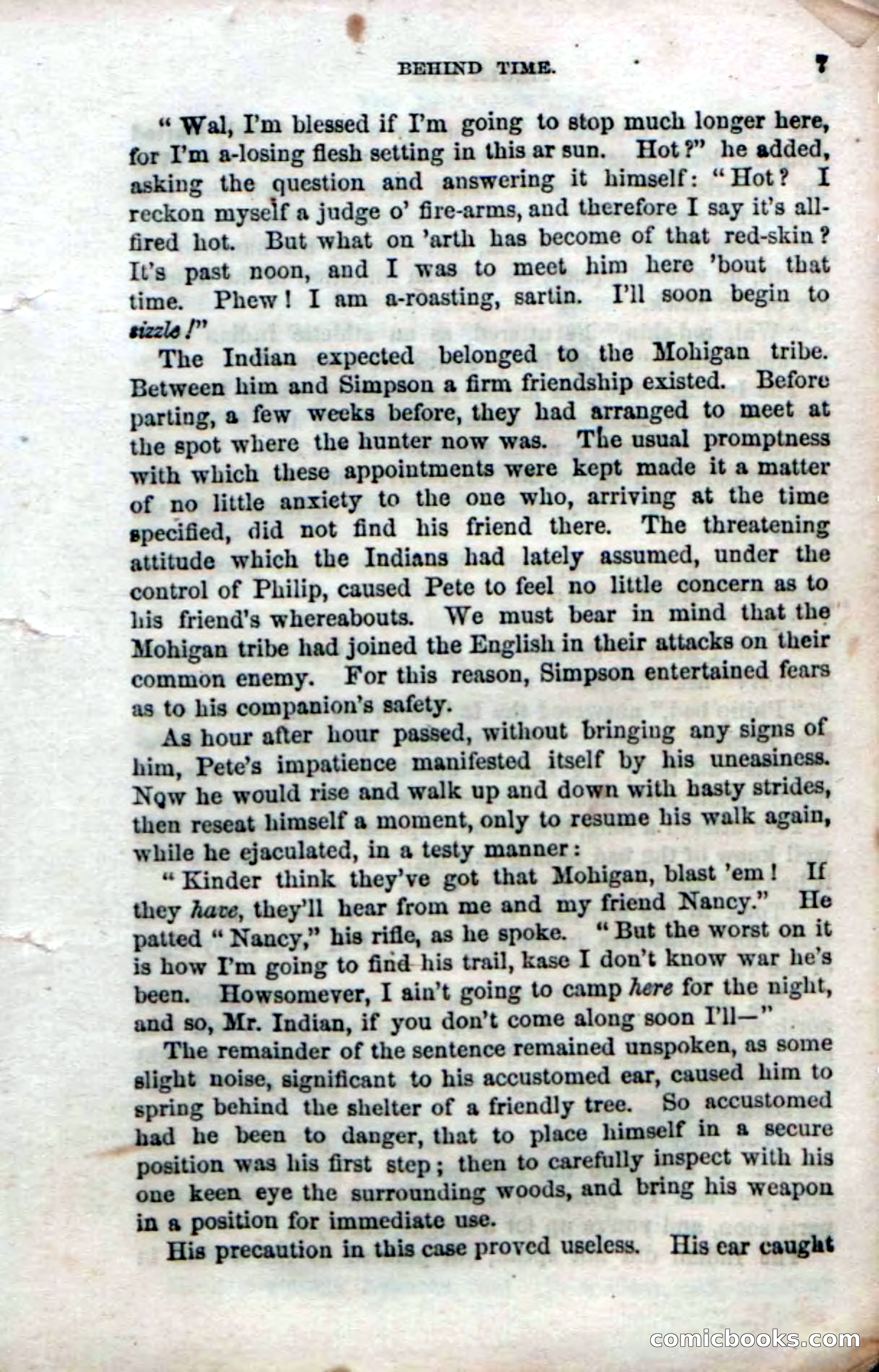Beadle's Dime Novels No. 52: Single Eye — page 9 of 132