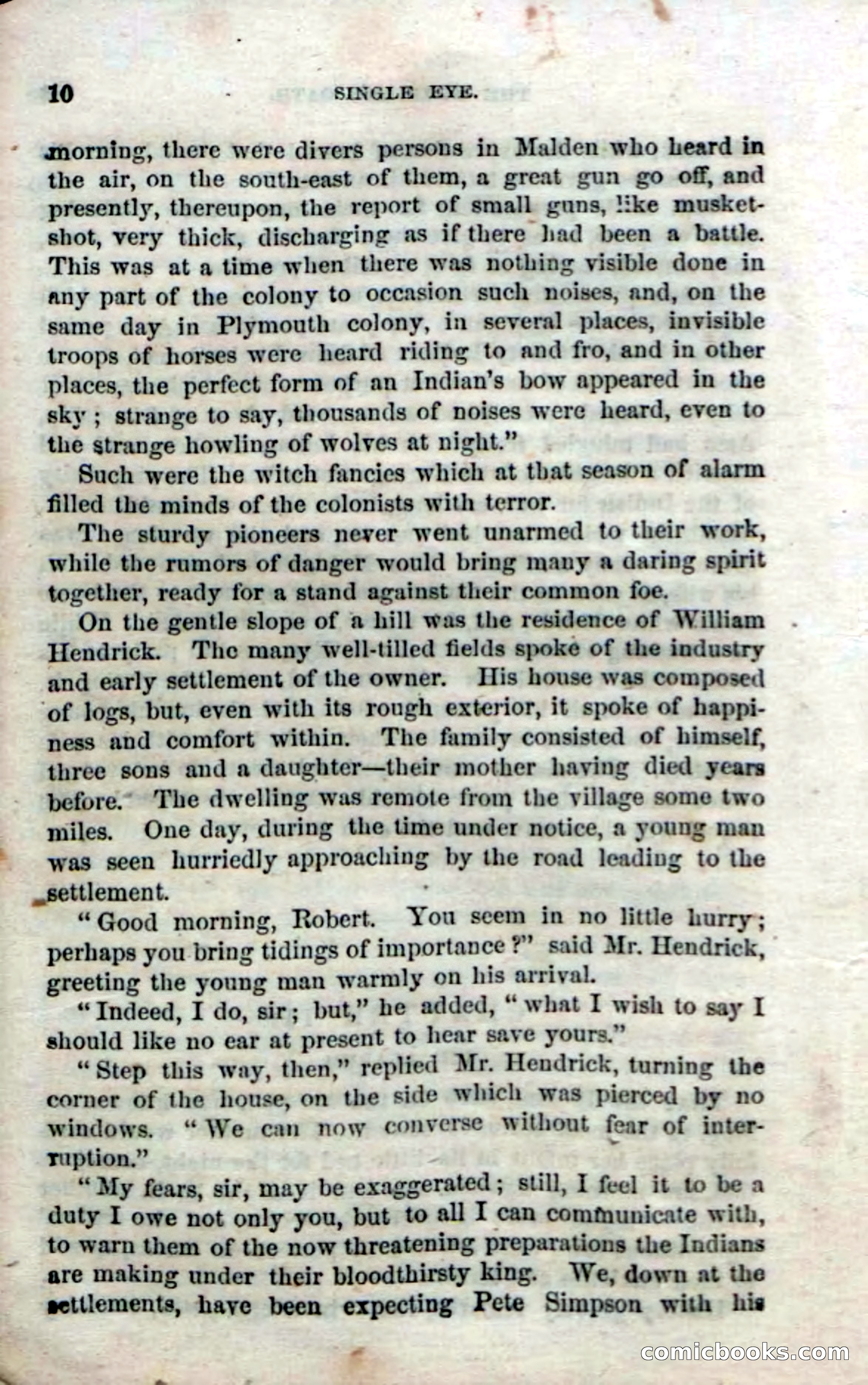 Beadle's Dime Novels No. 52: Single Eye — page 12 of 132
