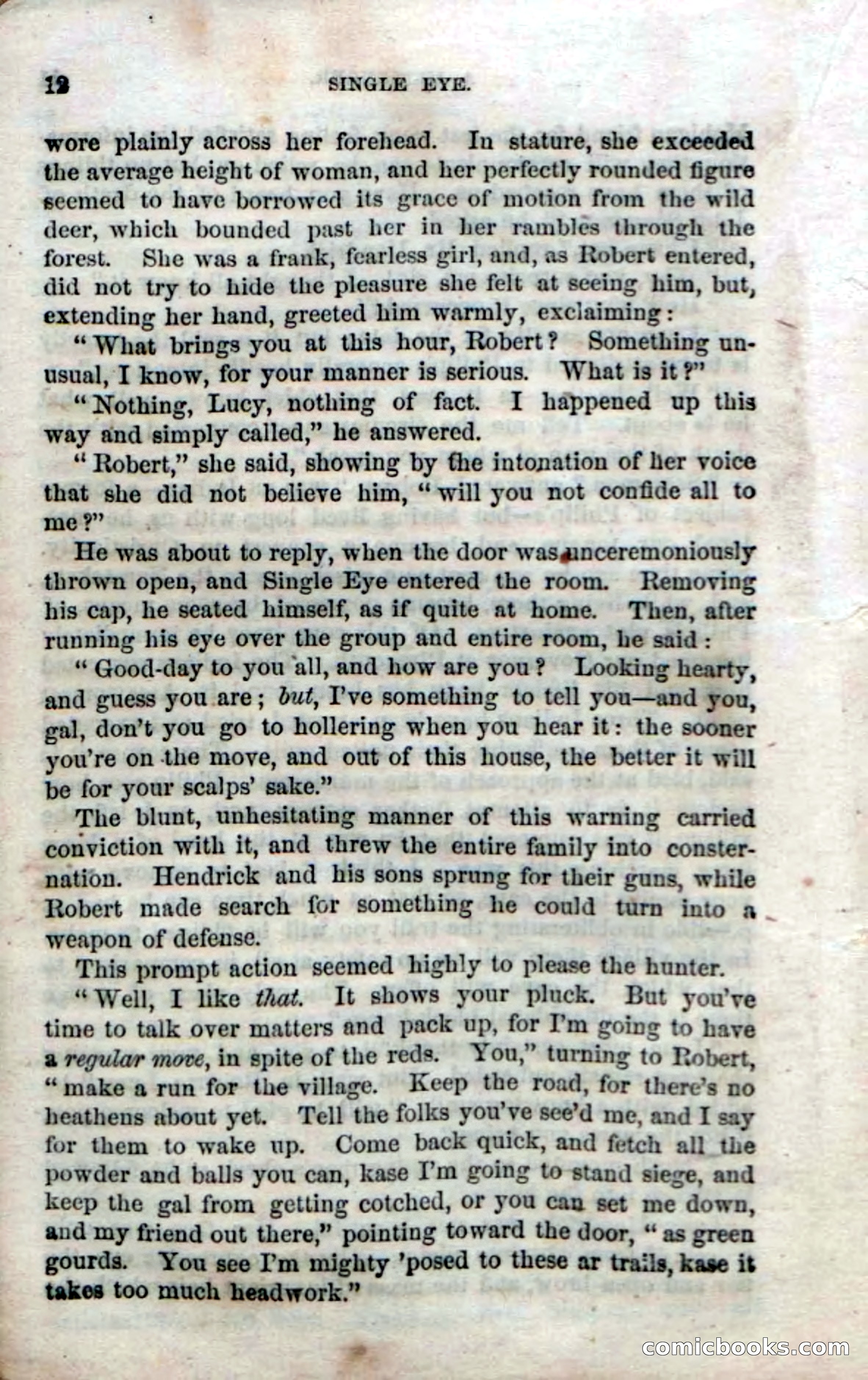 Beadle's Dime Novels No. 52: Single Eye — page 14 of 132