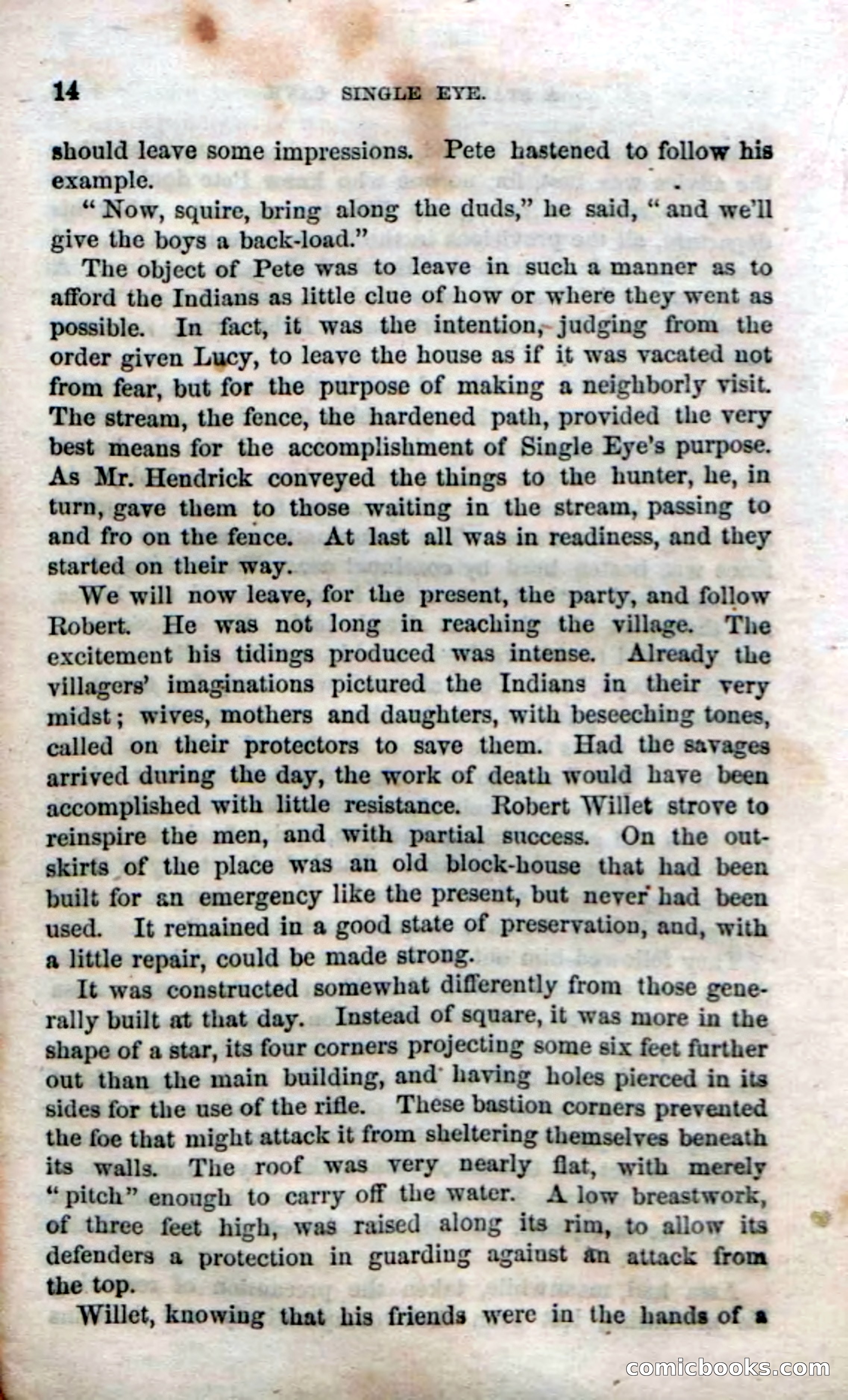 Beadle's Dime Novels No. 52: Single Eye — page 16 of 132