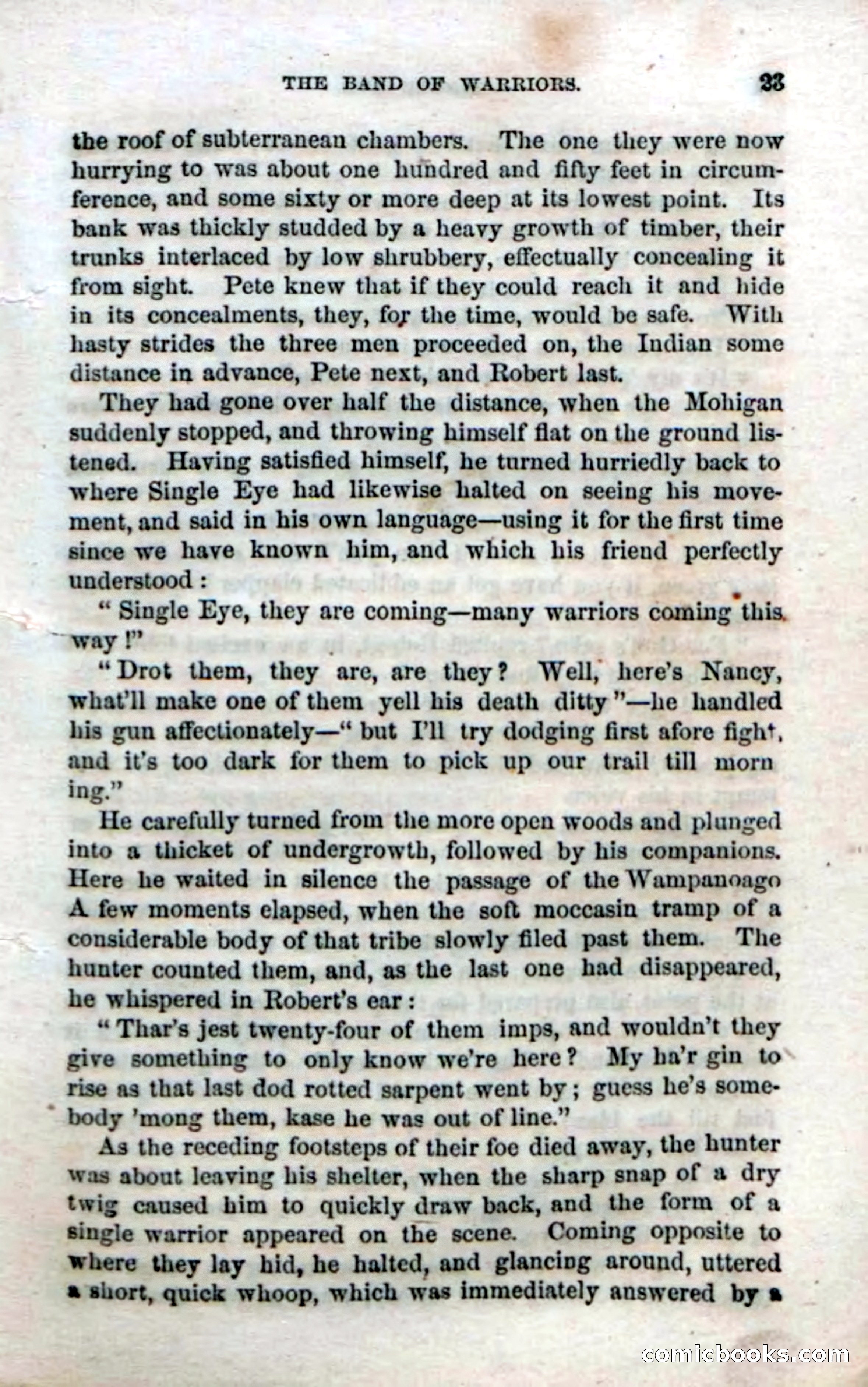 Beadle's Dime Novels No. 52: Single Eye — page 25 of 132