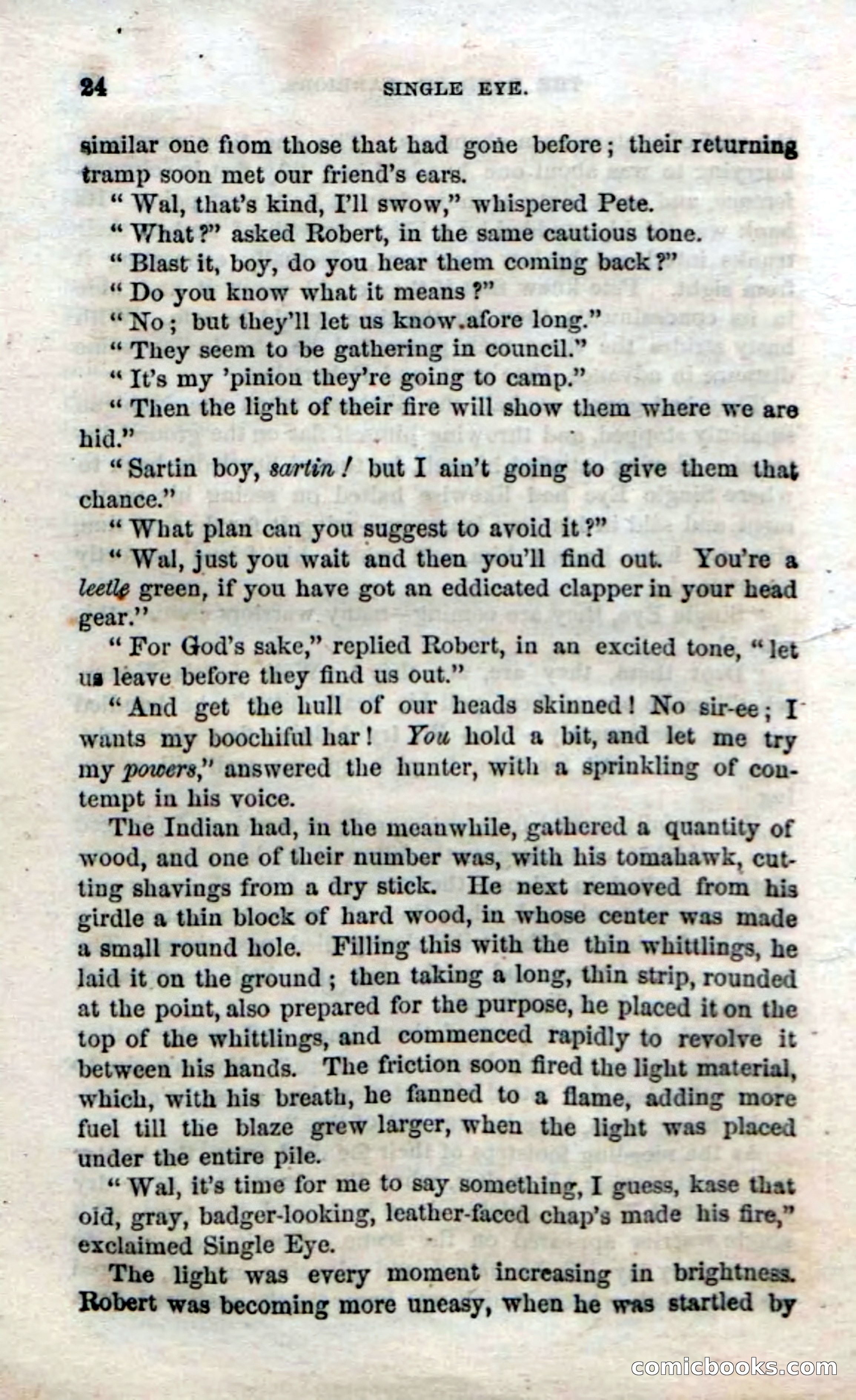 Beadle's Dime Novels No. 52: Single Eye — page 26 of 132