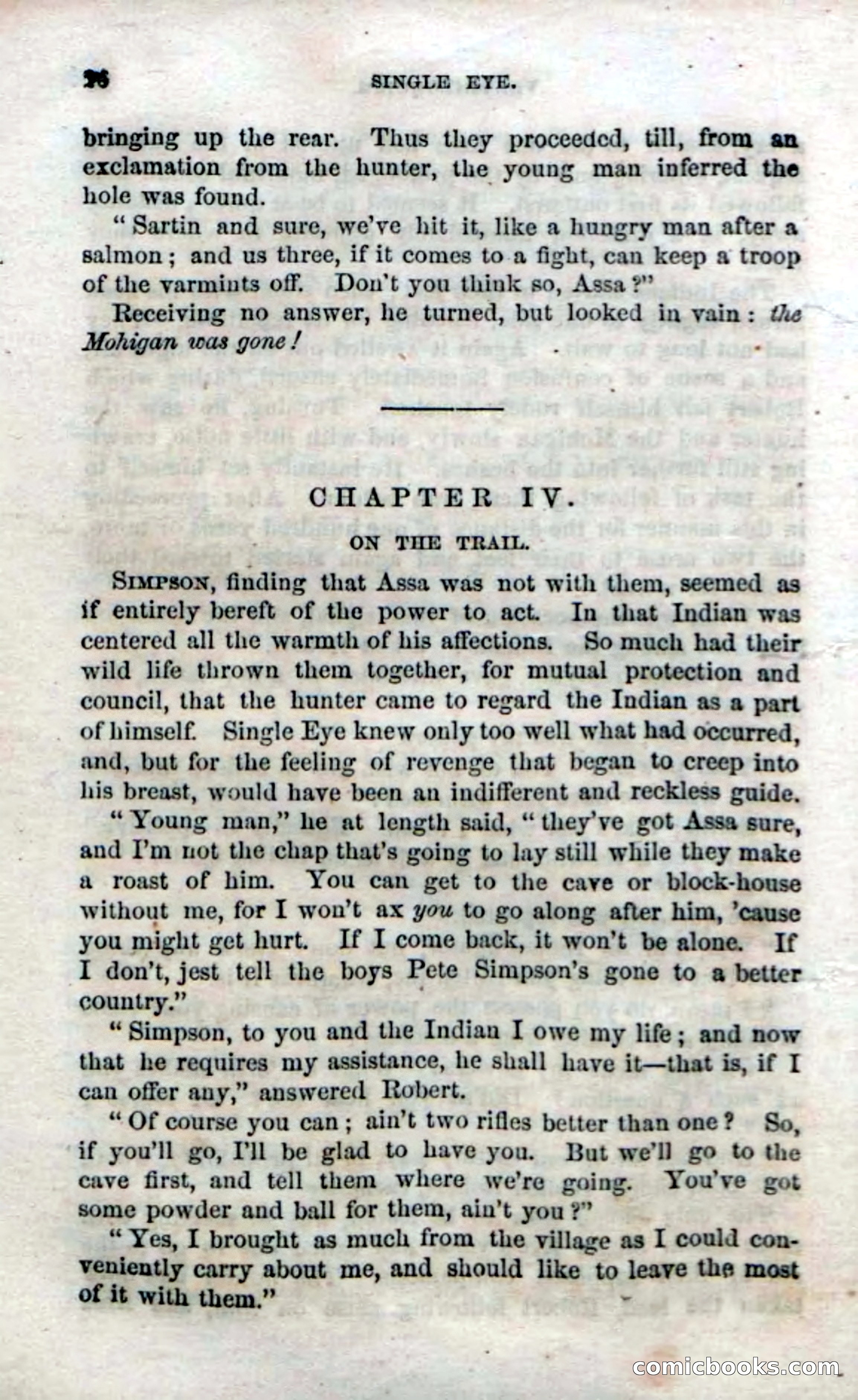 Beadle's Dime Novels No. 52: Single Eye — page 28 of 132