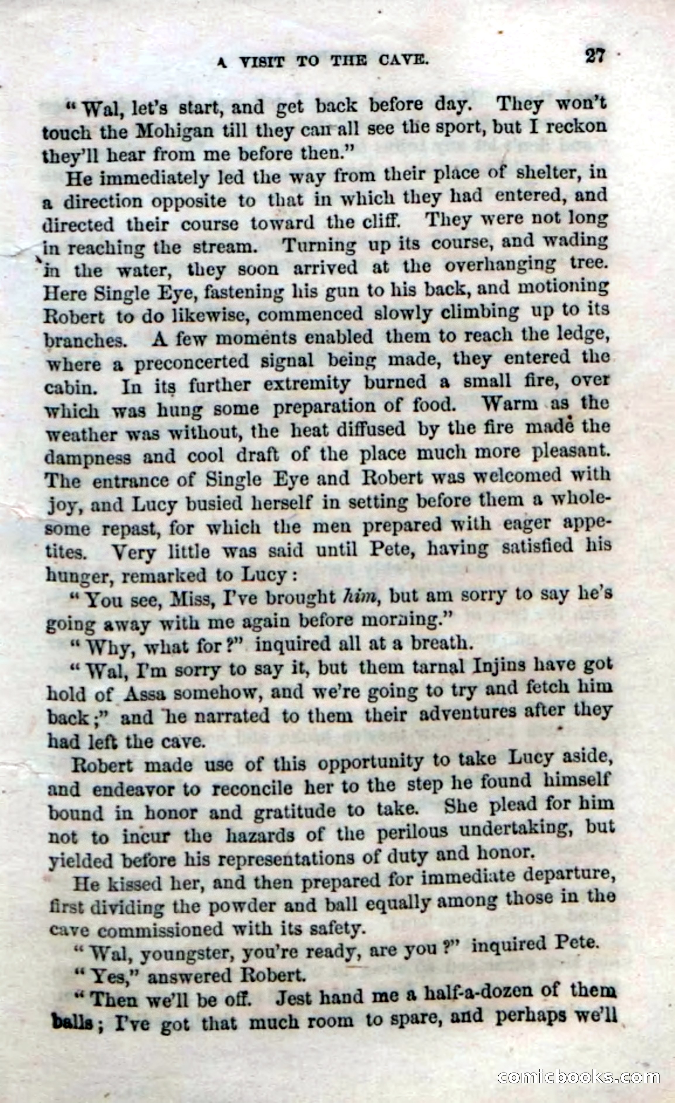 Beadle's Dime Novels No. 52: Single Eye — page 29 of 132