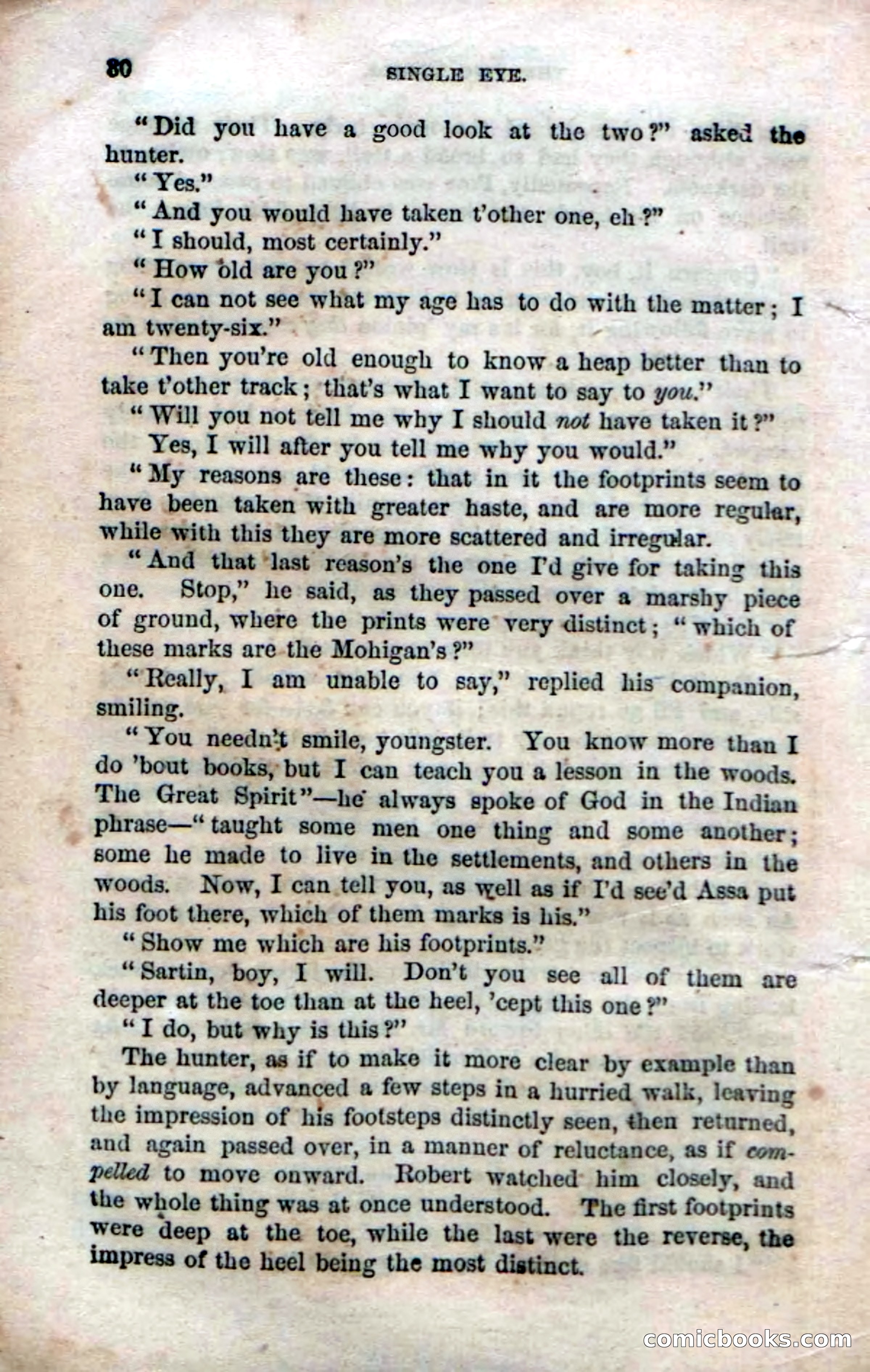 Beadle's Dime Novels No. 52: Single Eye — page 32 of 132