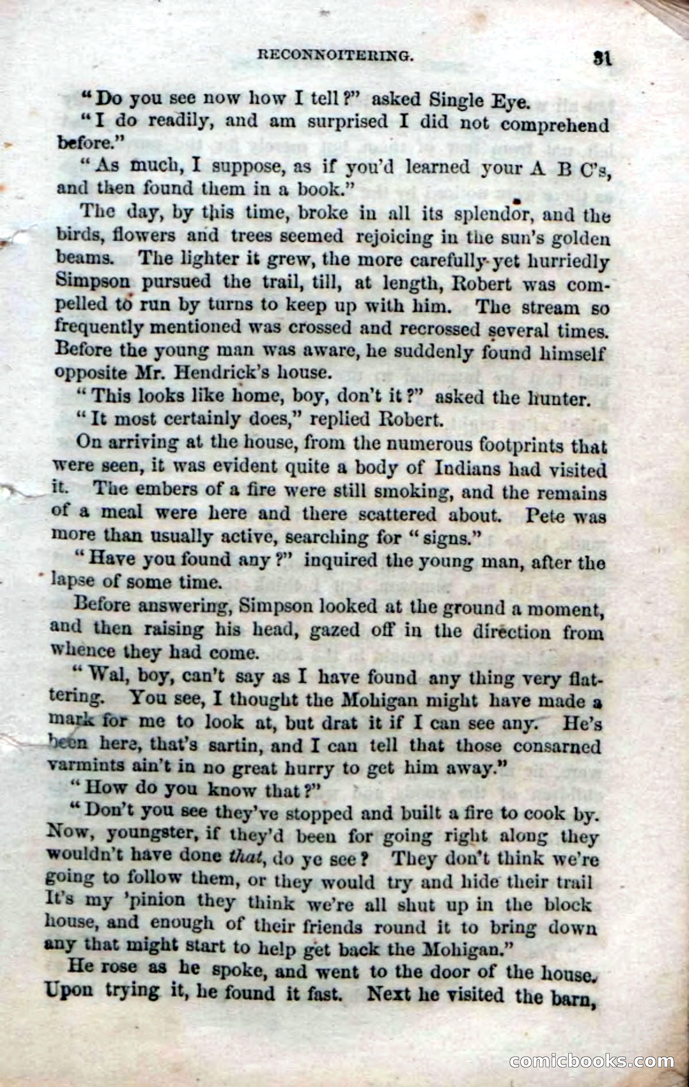 Beadle's Dime Novels No. 52: Single Eye — page 33 of 132
