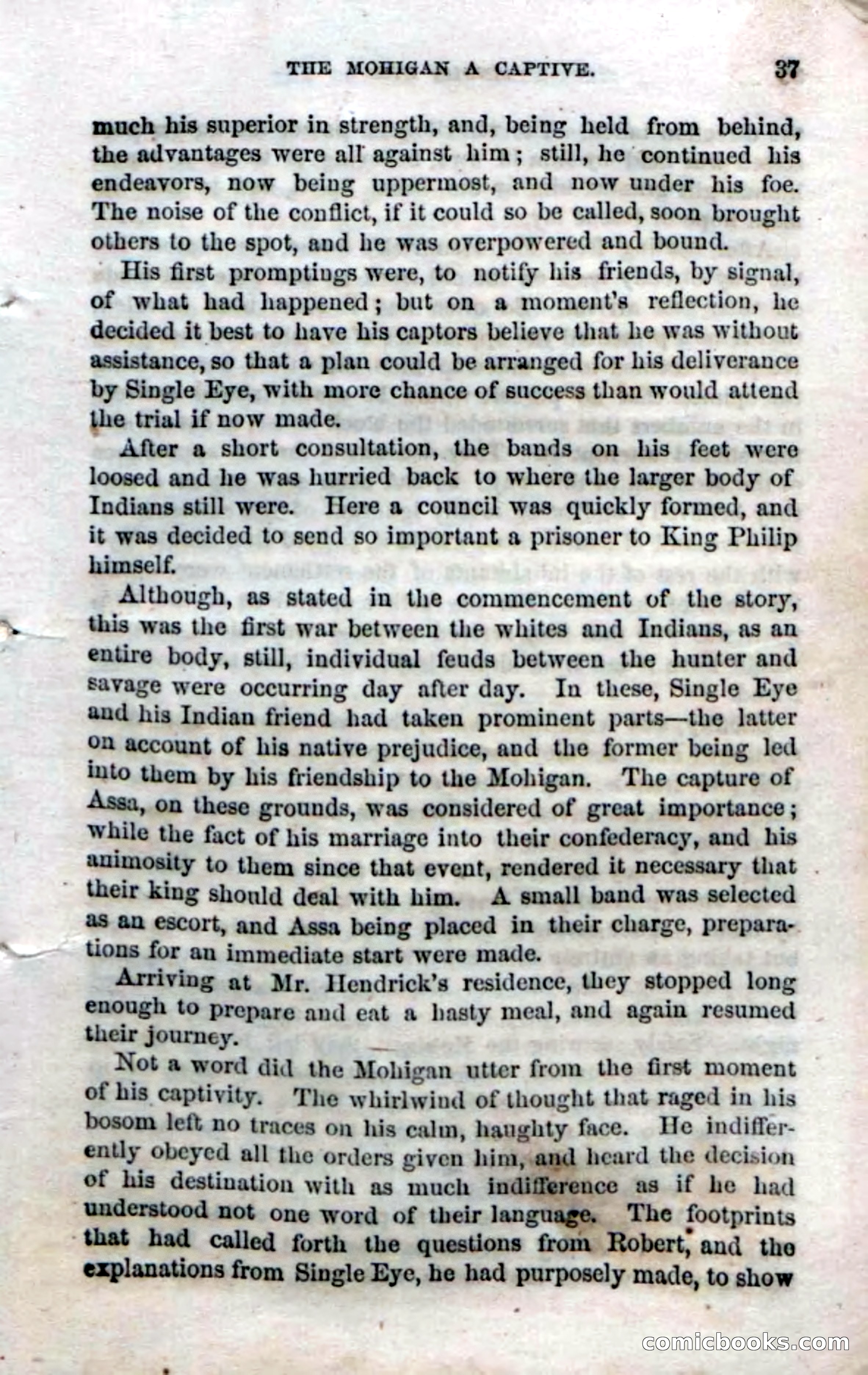 Beadle's Dime Novels No. 52: Single Eye — page 39 of 132