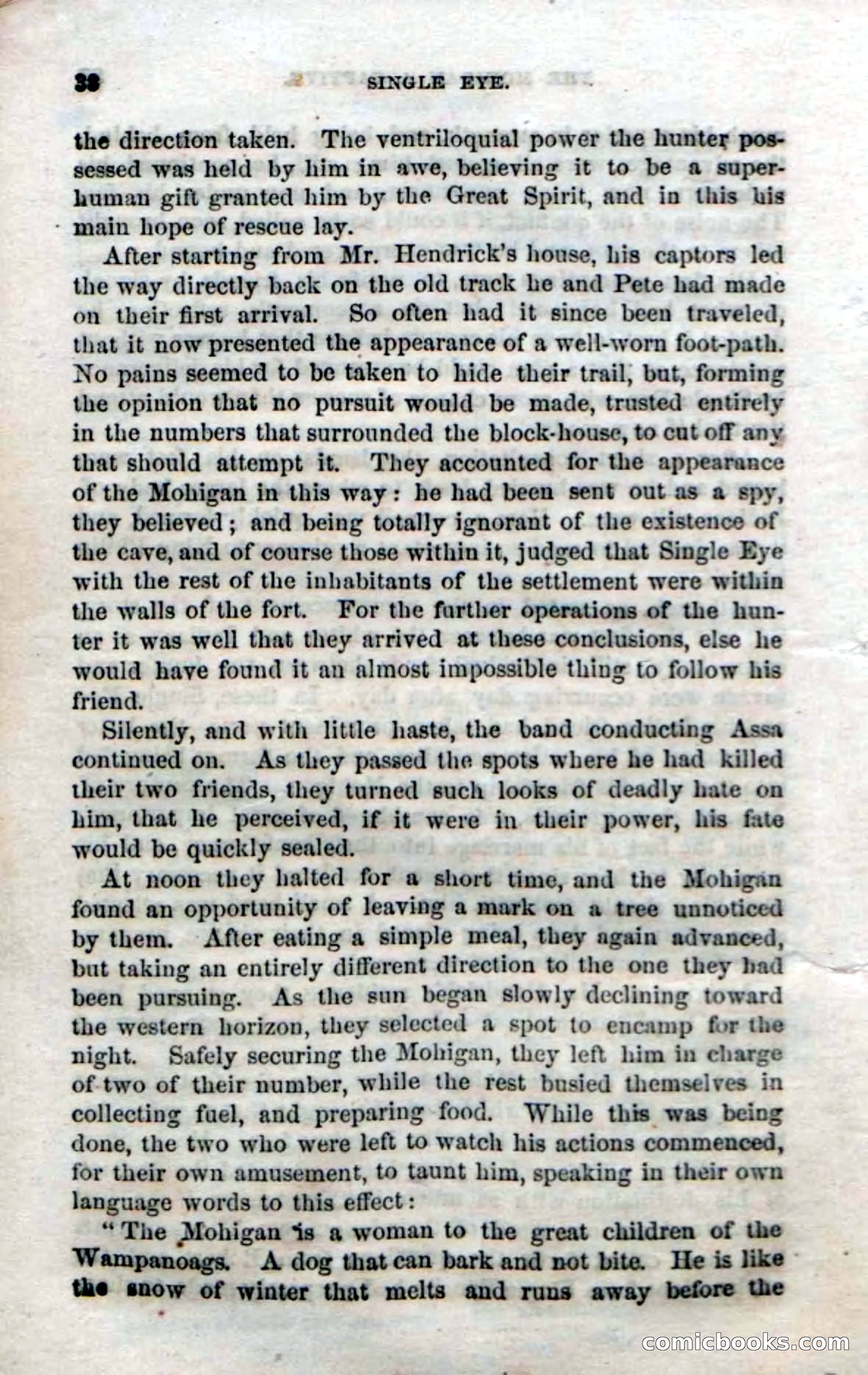 Beadle's Dime Novels No. 52: Single Eye — page 40 of 132
