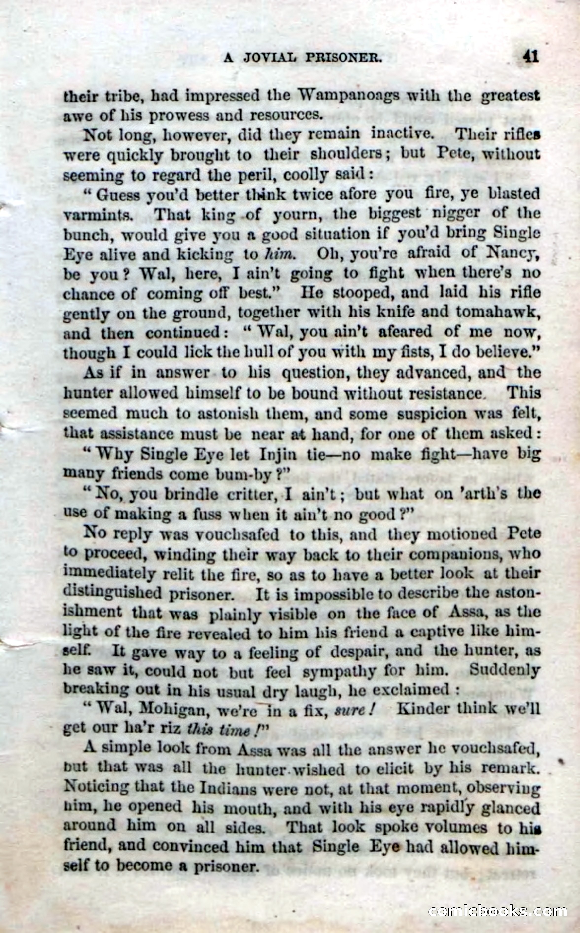 Beadle's Dime Novels No. 52: Single Eye — page 43 of 132