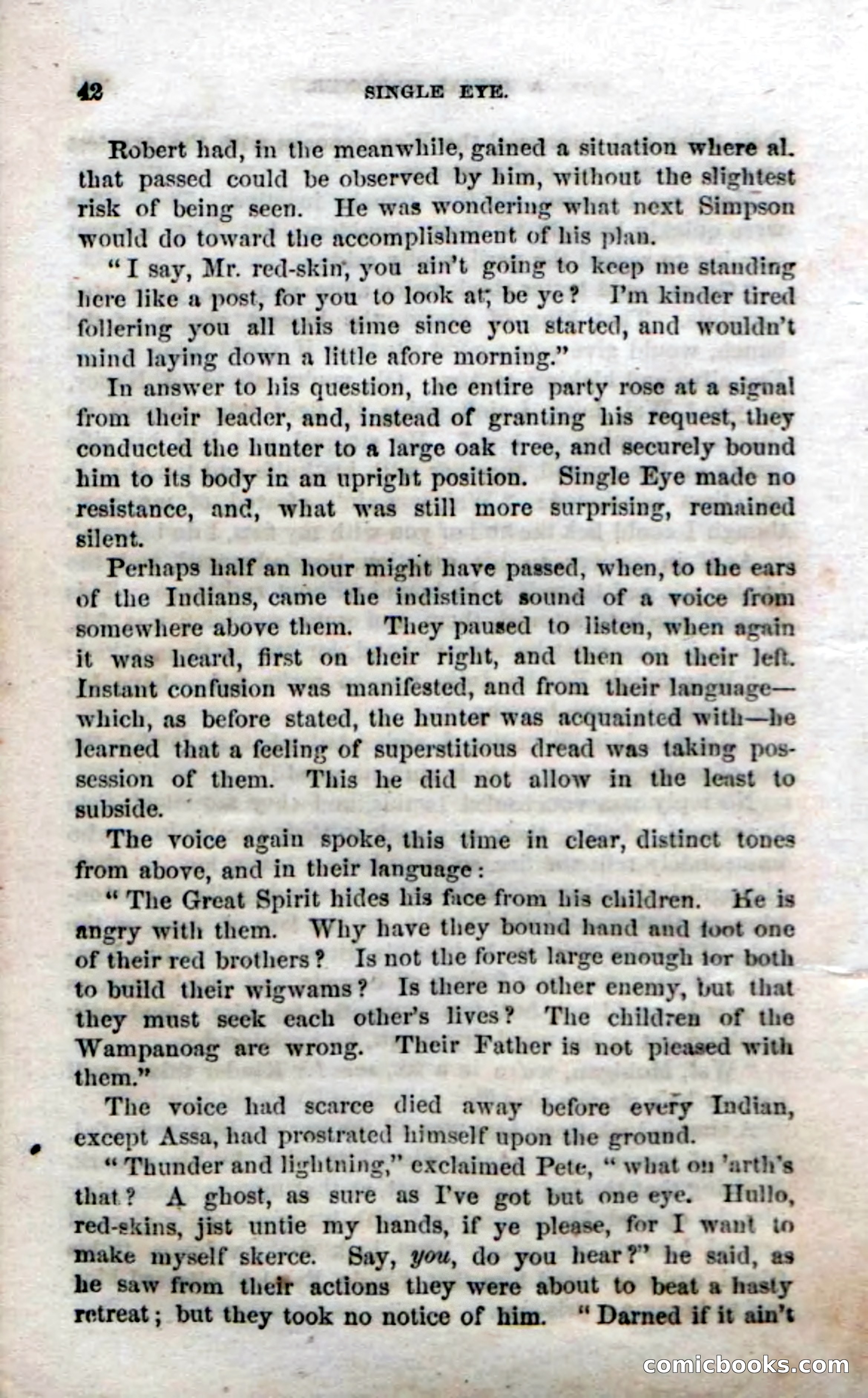 Beadle's Dime Novels No. 52: Single Eye — page 44 of 132