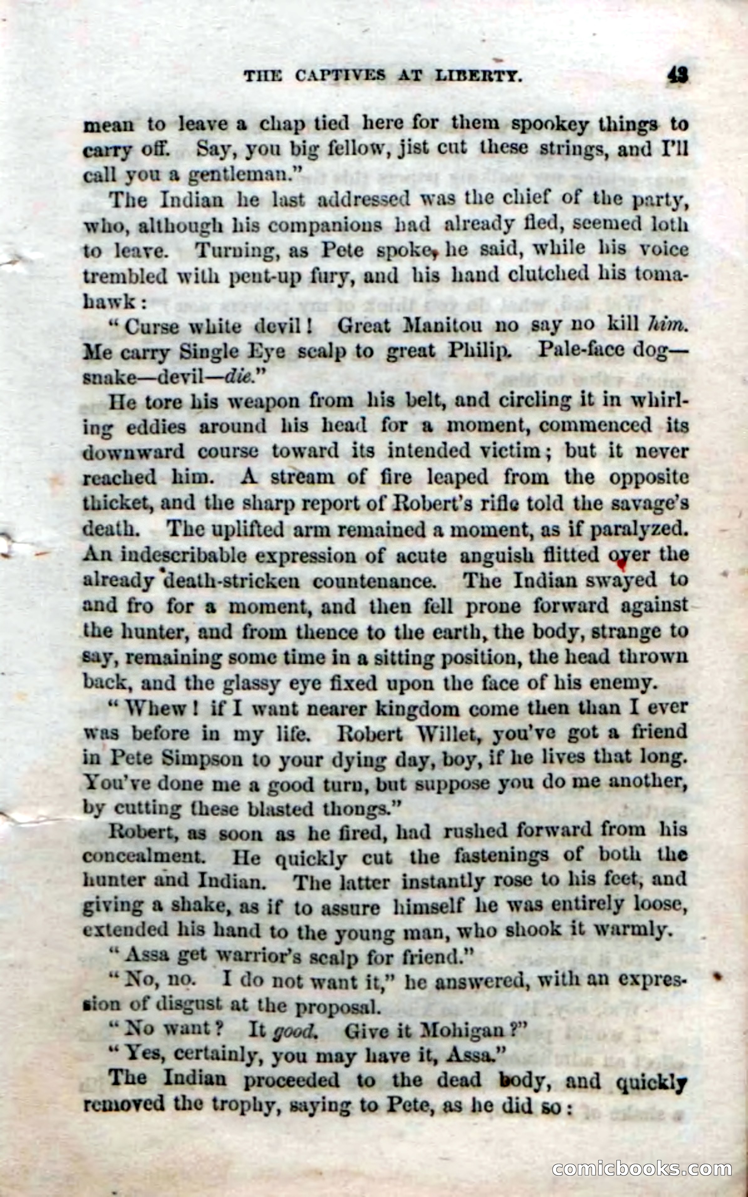Beadle's Dime Novels No. 52: Single Eye — page 45 of 132