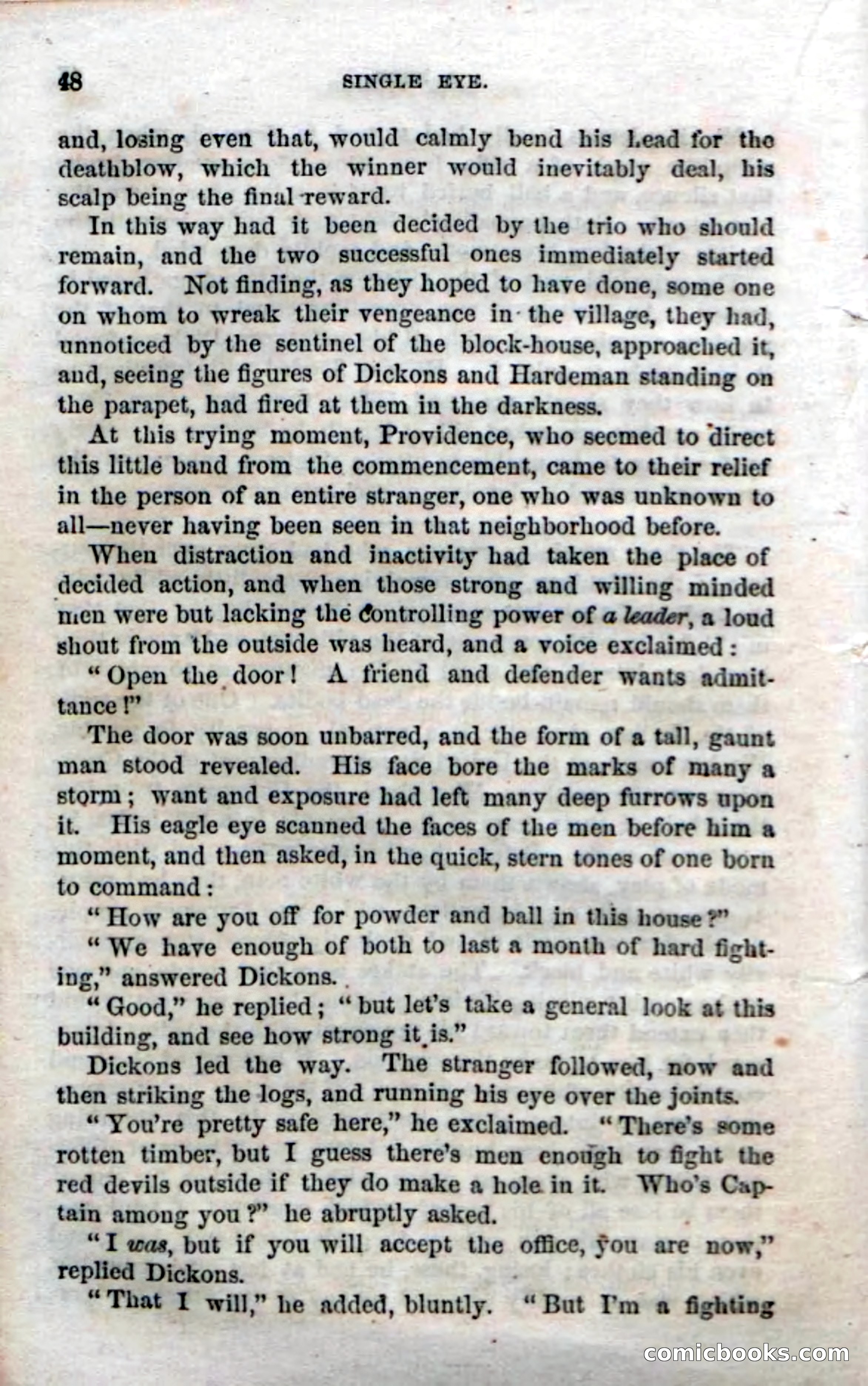 Beadle's Dime Novels No. 52: Single Eye — page 50 of 132