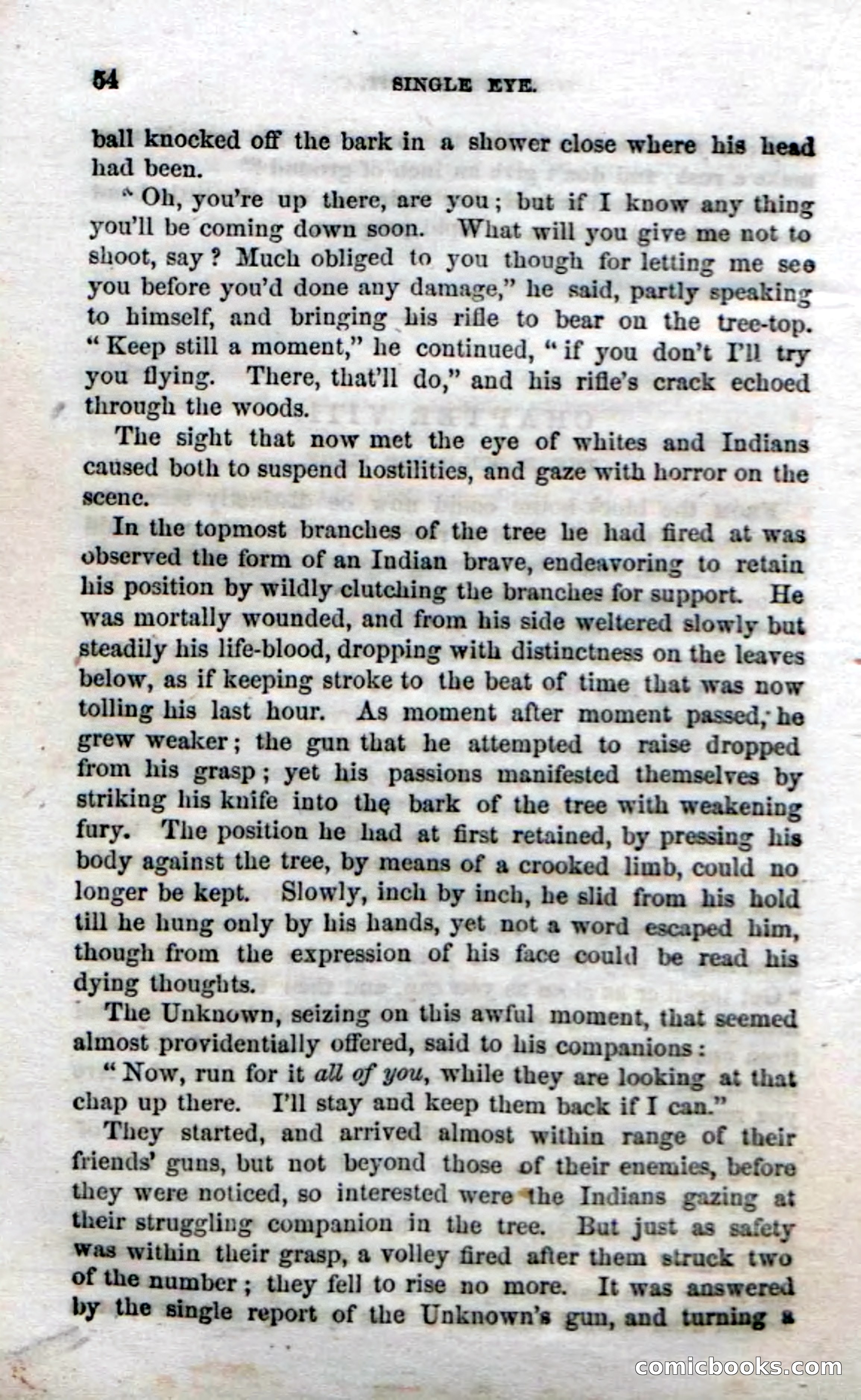 Beadle's Dime Novels No. 52: Single Eye — page 56 of 132