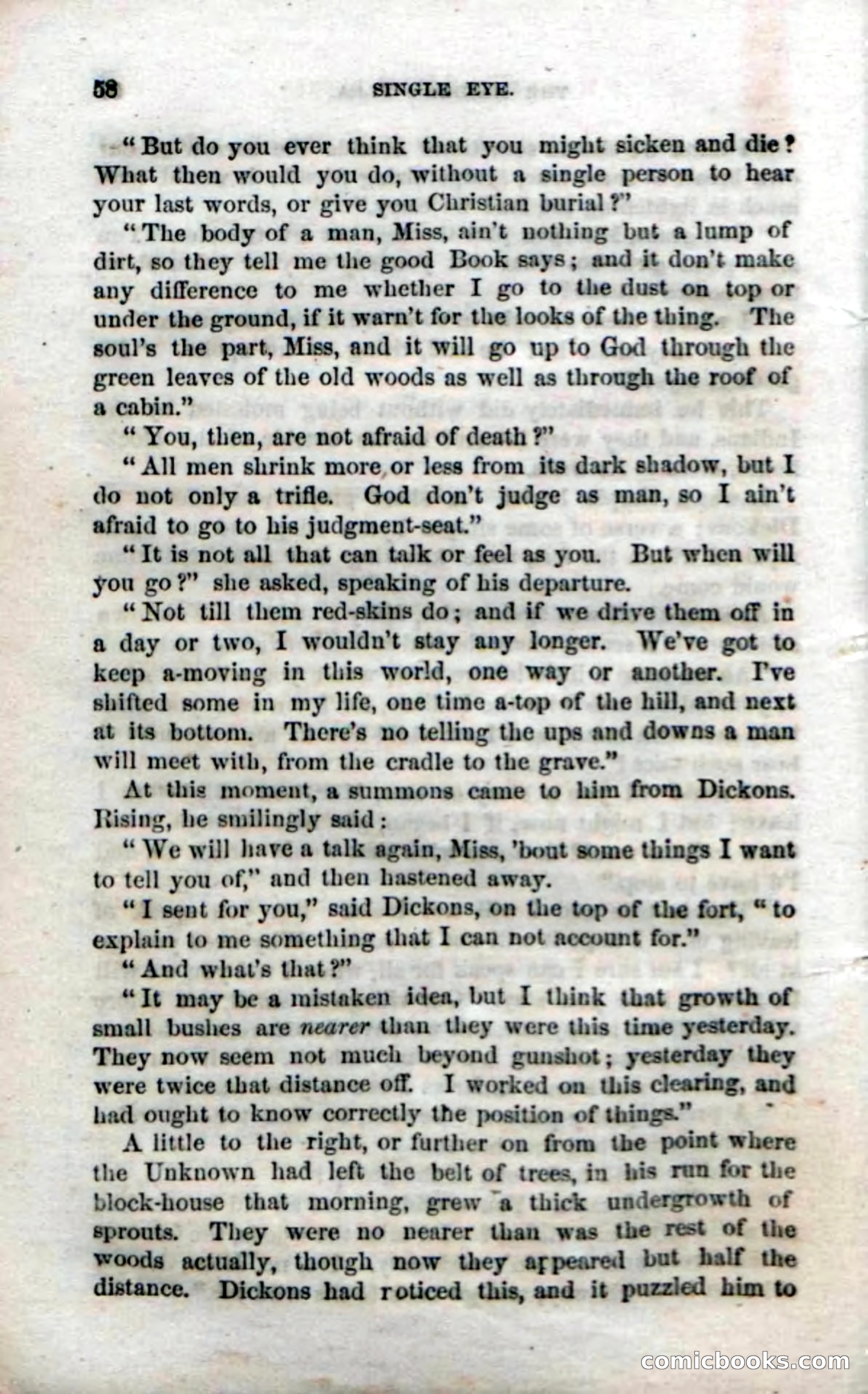 Beadle's Dime Novels No. 52: Single Eye — page 60 of 132