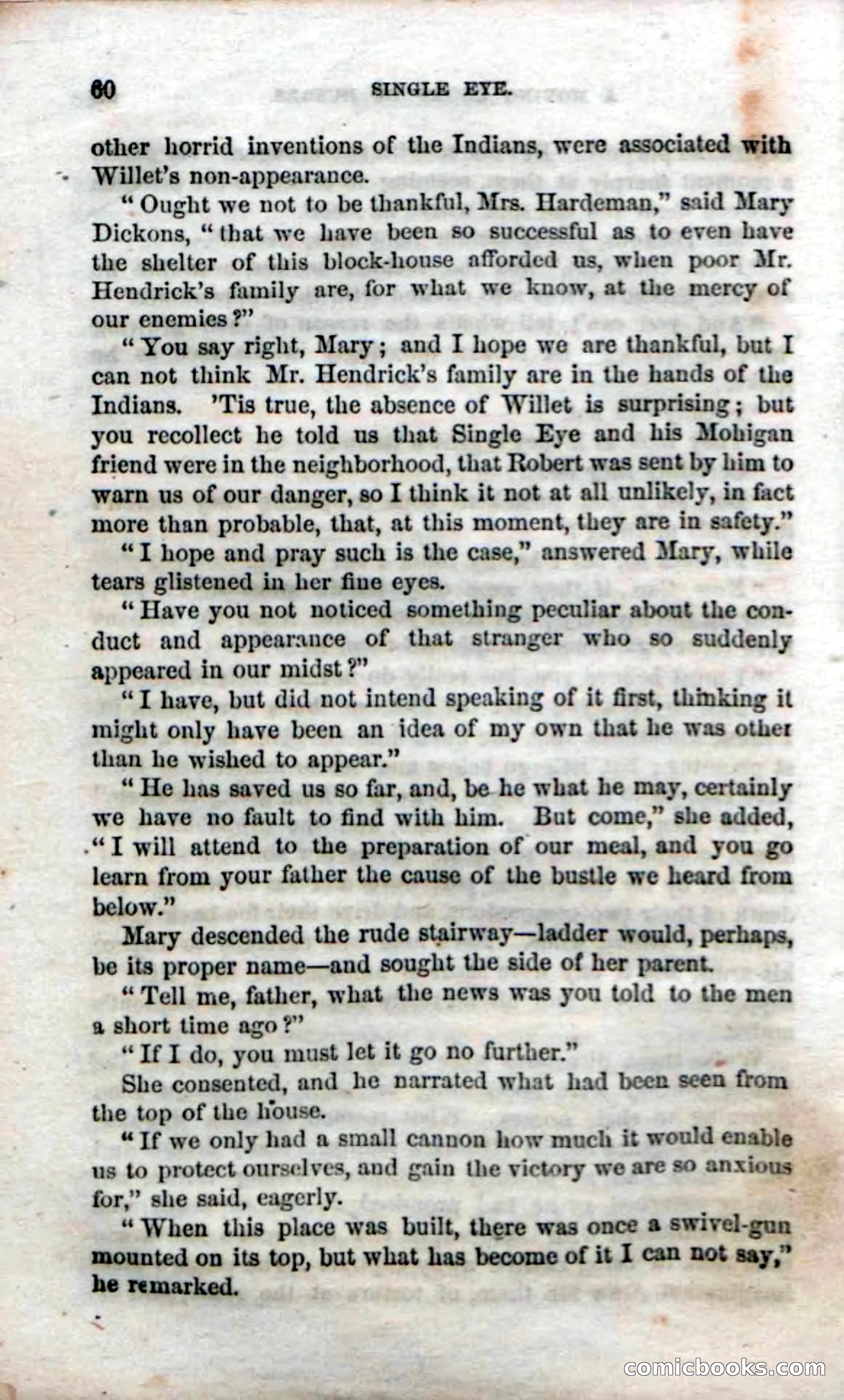 Beadle's Dime Novels No. 52: Single Eye — page 62 of 132