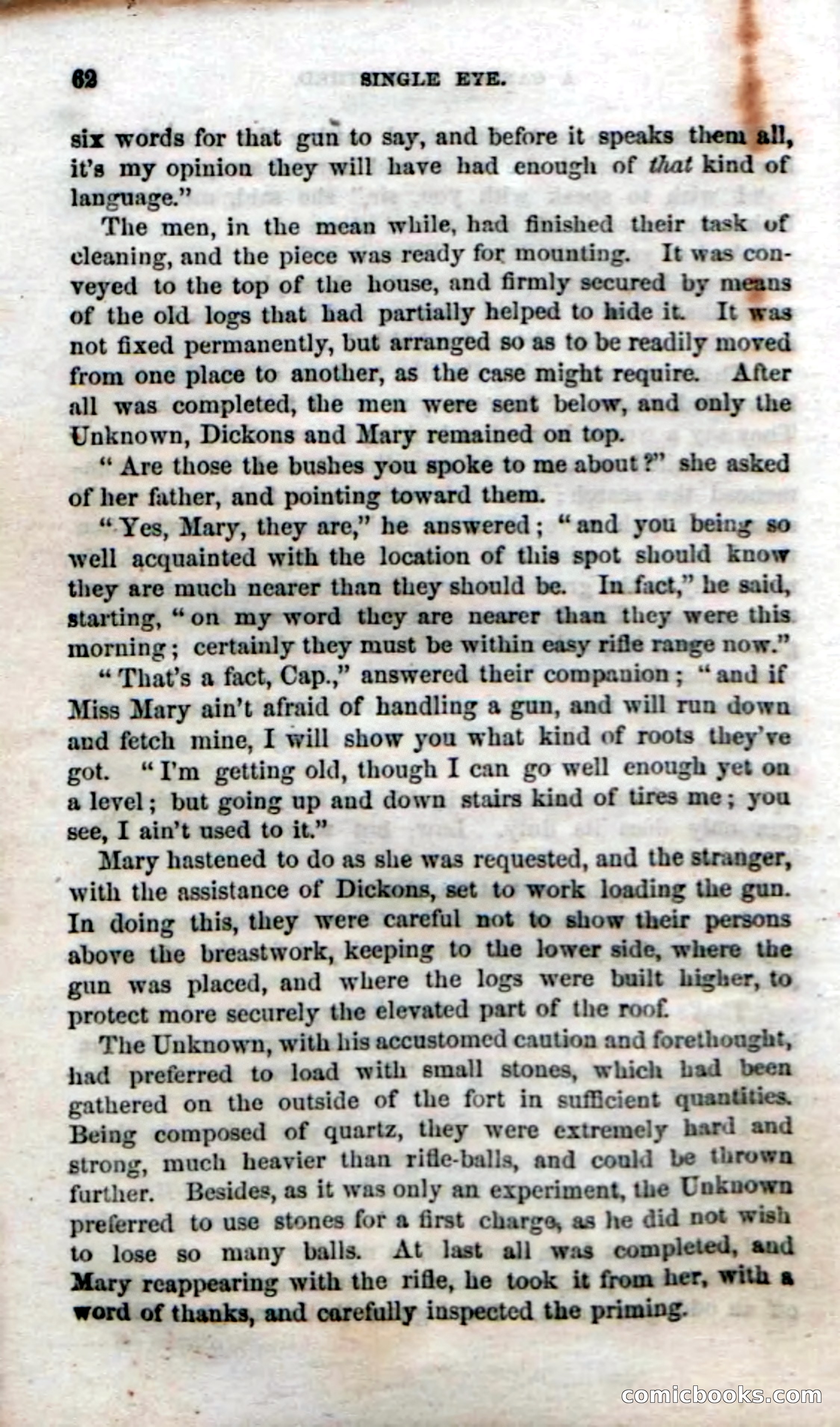 Beadle's Dime Novels No. 52: Single Eye — page 64 of 132