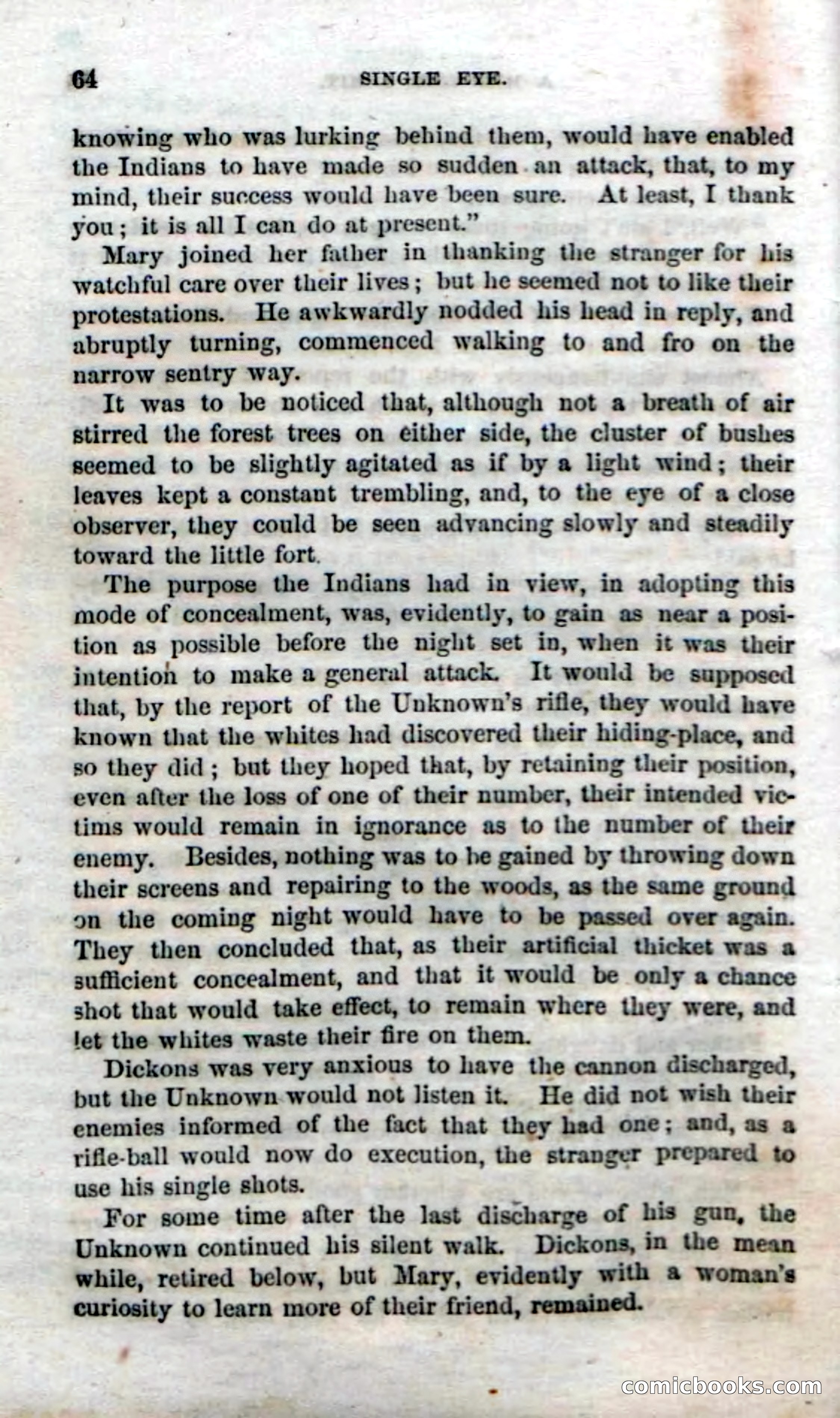 Beadle's Dime Novels No. 52: Single Eye — page 66 of 132