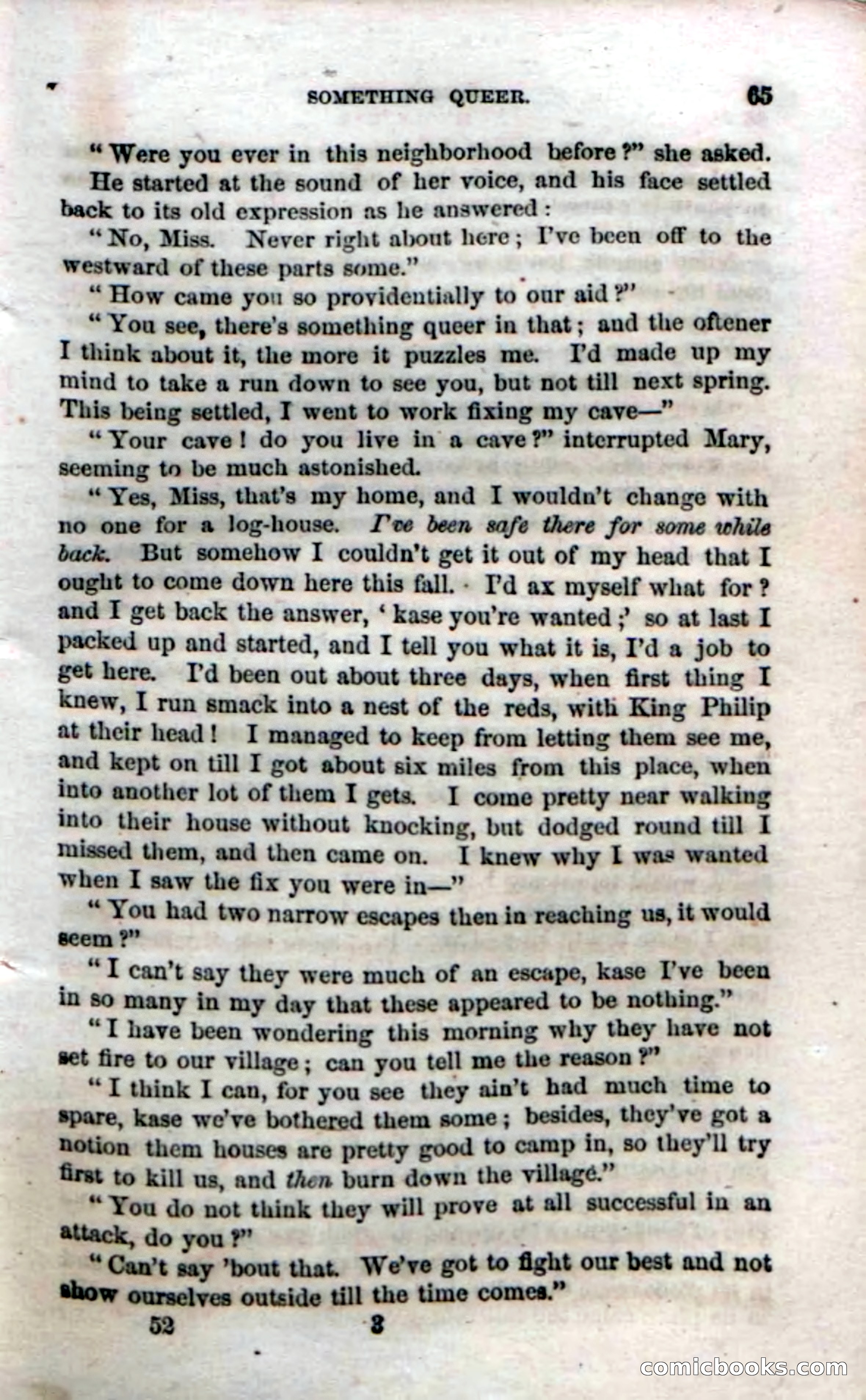 Beadle's Dime Novels No. 52: Single Eye — page 67 of 132