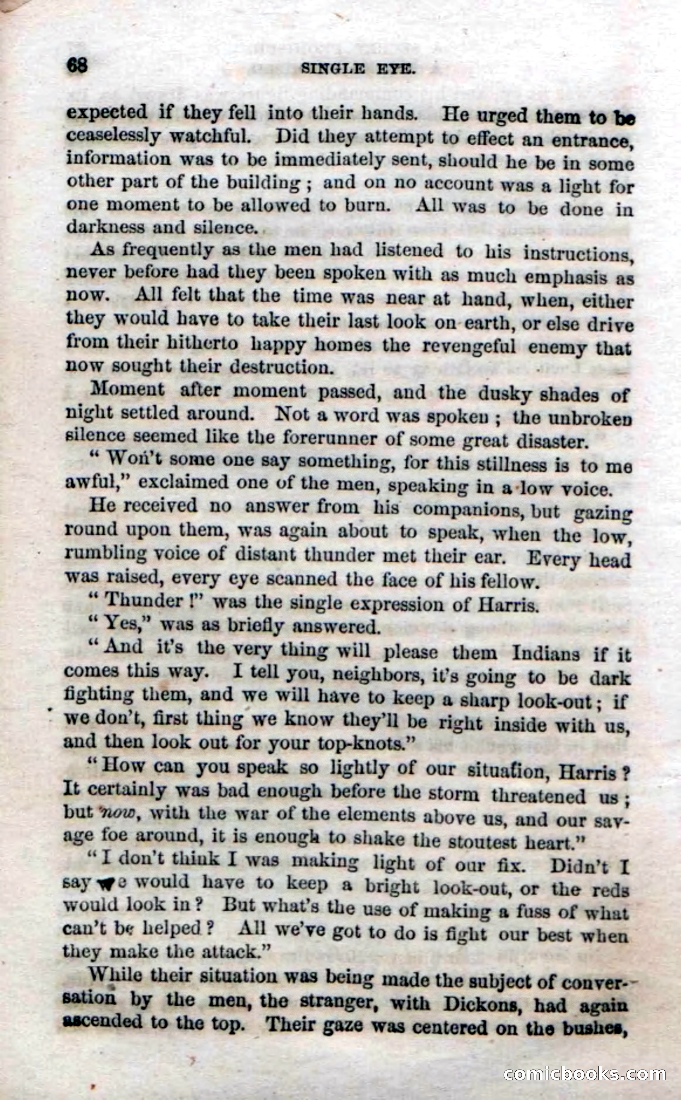 Beadle's Dime Novels No. 52: Single Eye — page 70 of 132