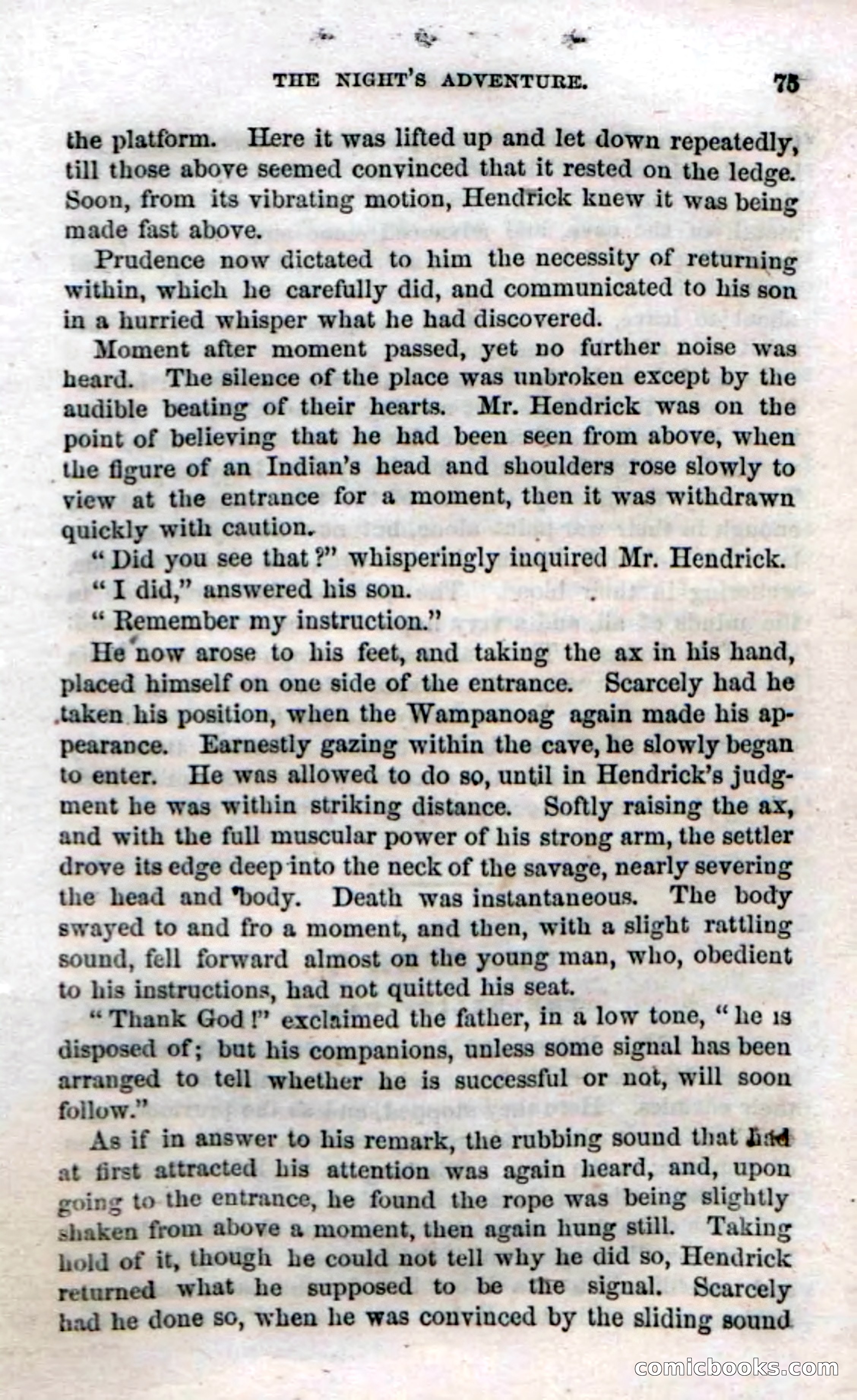 Beadle's Dime Novels No. 52: Single Eye — page 77 of 132