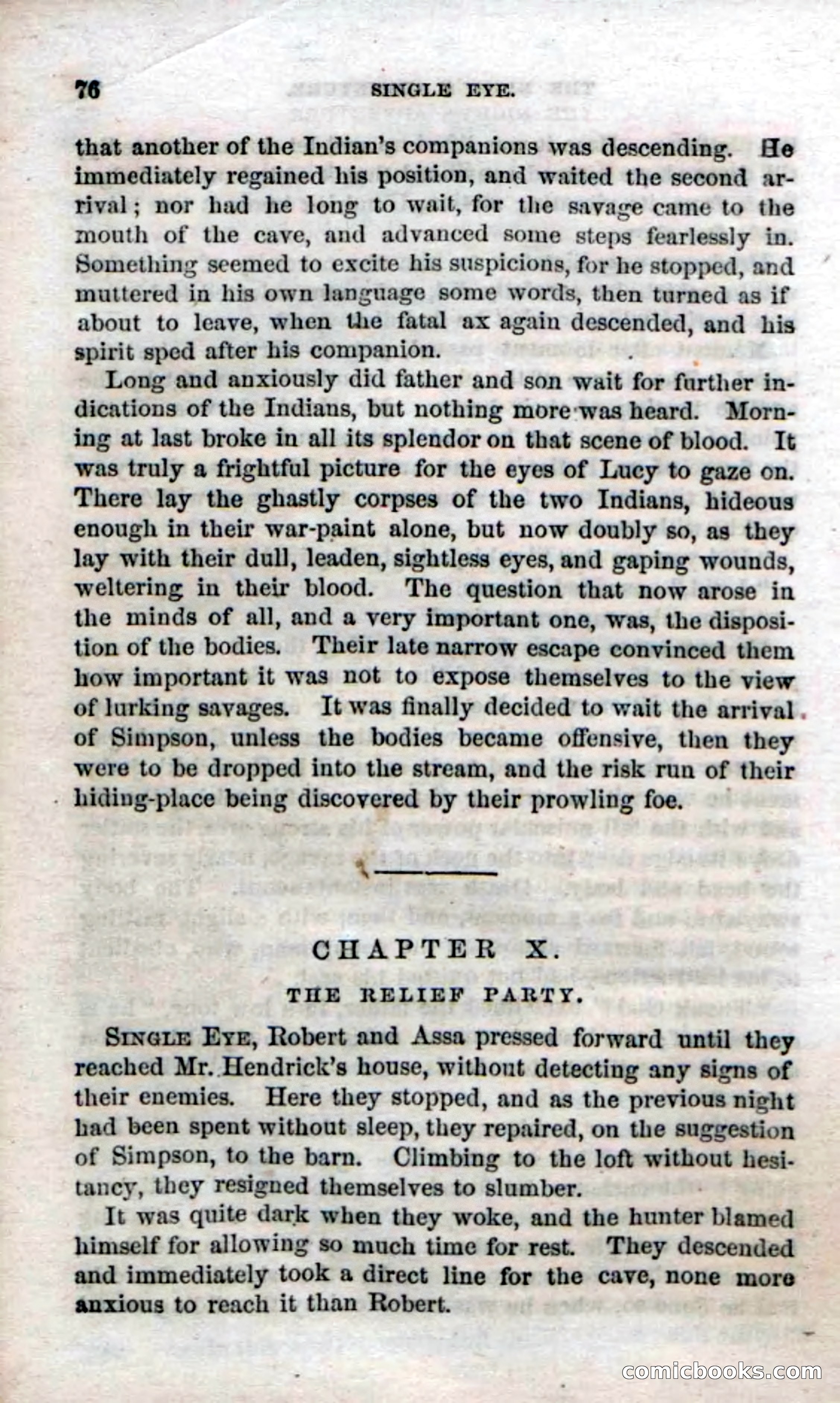 Beadle's Dime Novels No. 52: Single Eye — page 78 of 132