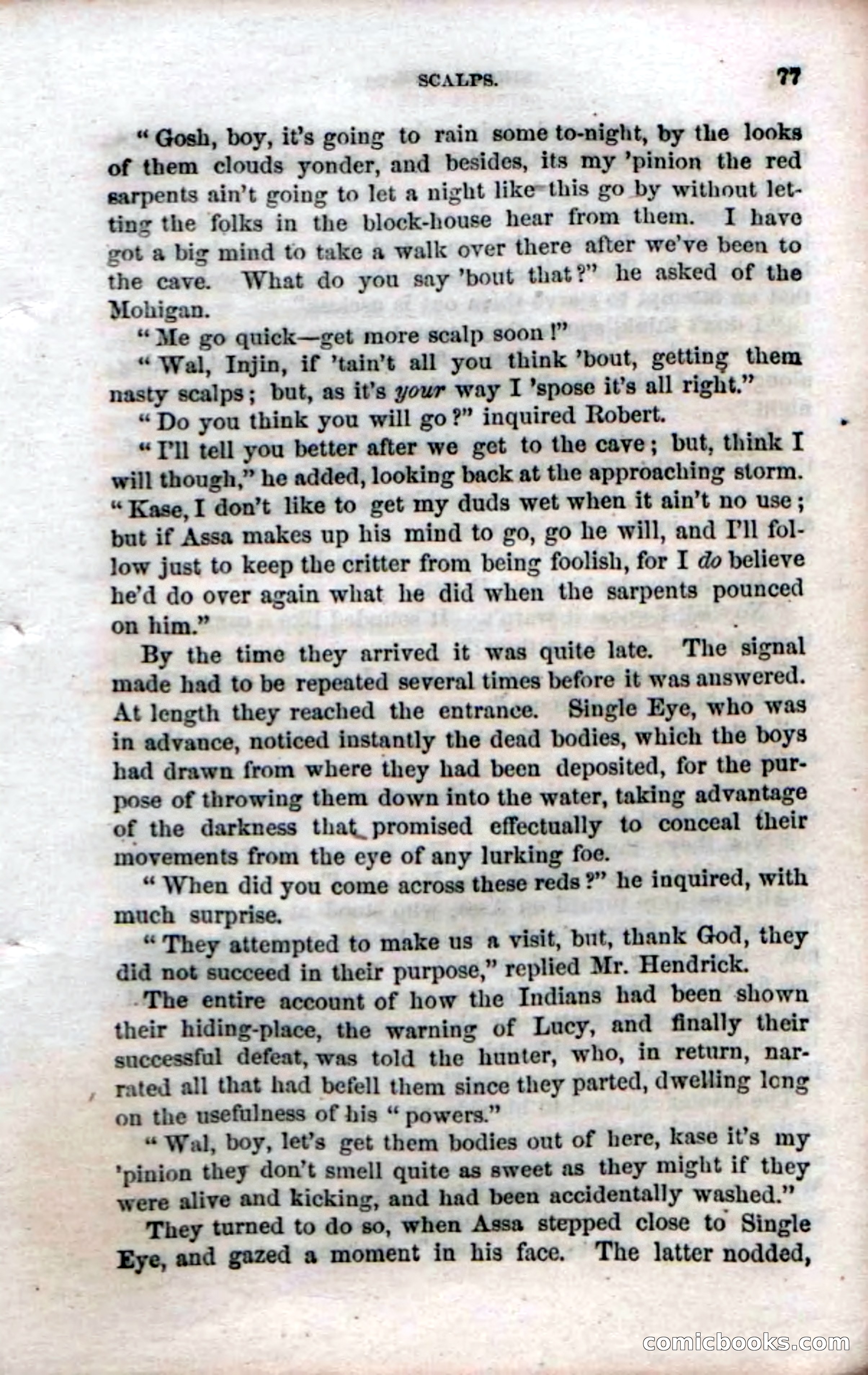 Beadle's Dime Novels No. 52: Single Eye — page 79 of 132