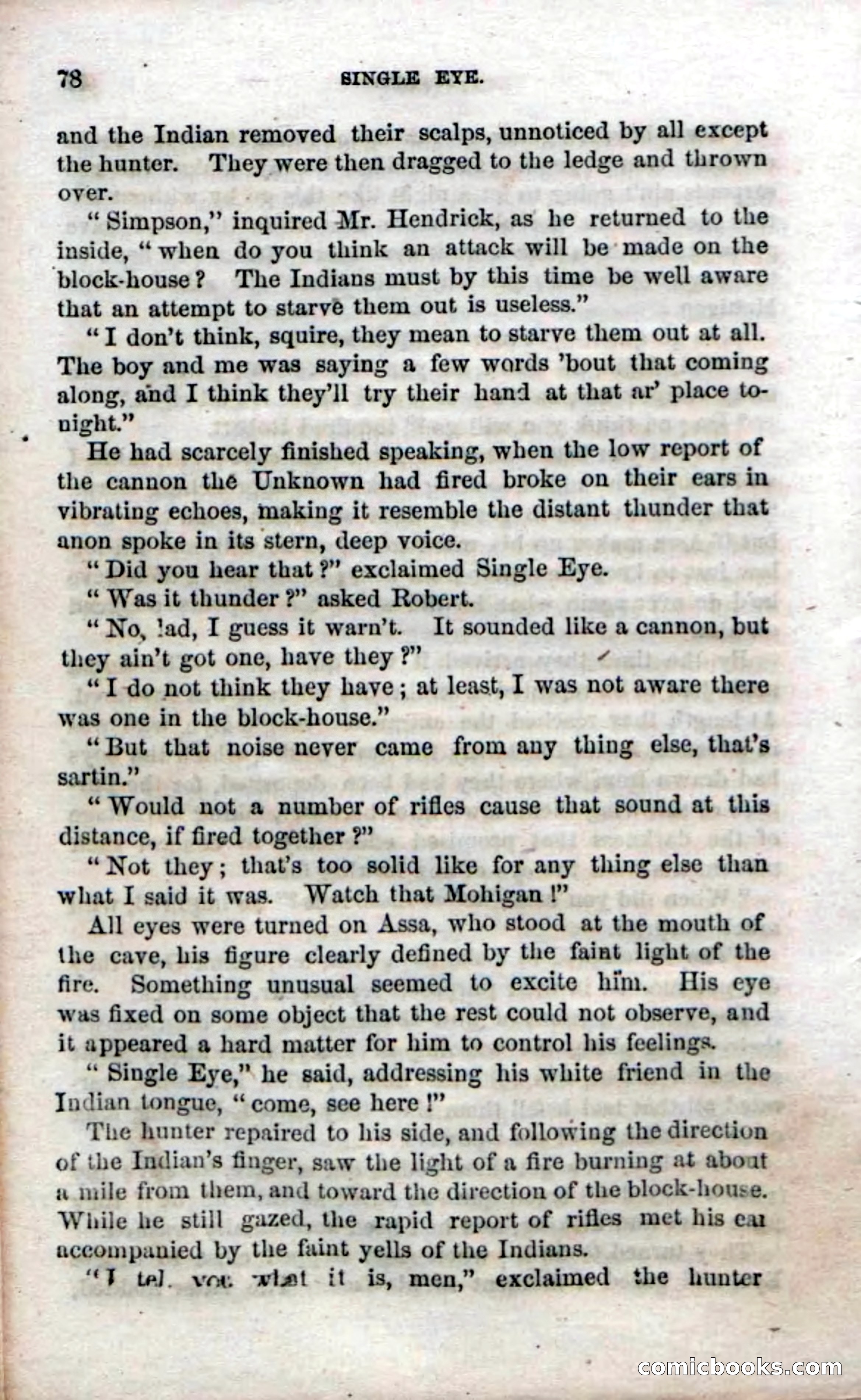 Beadle's Dime Novels No. 52: Single Eye — page 80 of 132